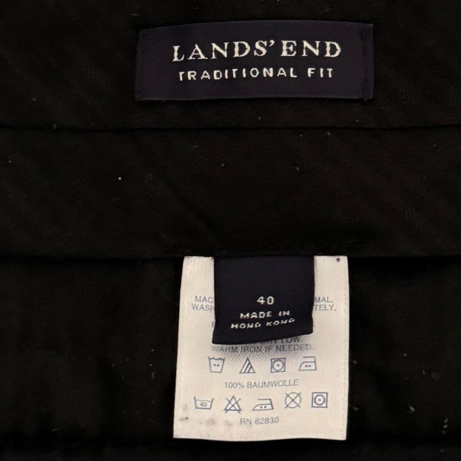 Empyre × JNCO × Lands' End Vintage Y2K Baggy Brown Corduroy Casual Dress Pants Size US 38 / EU 54 - 3 Thumbnail
