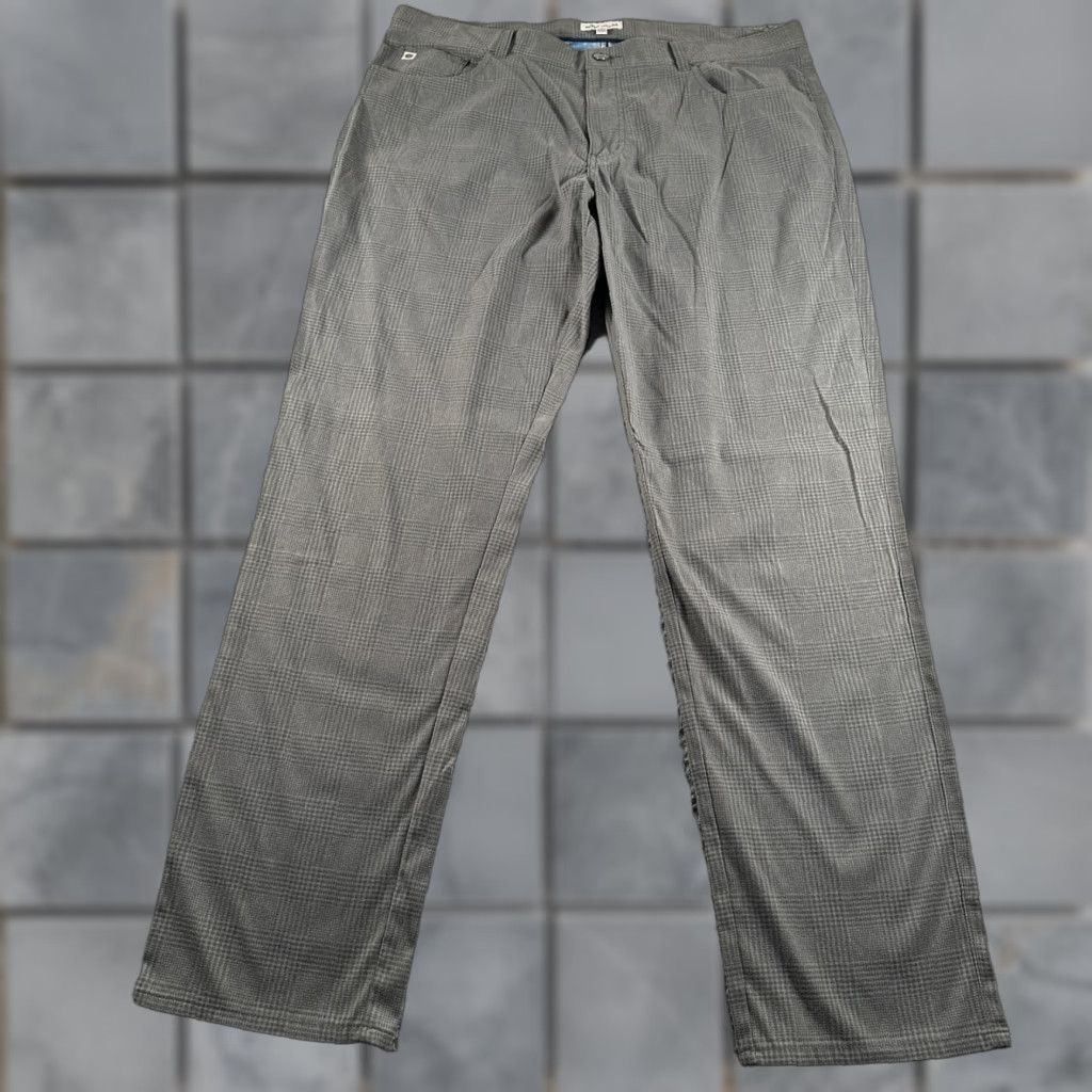 Peter Millar Peter Millar Pants Mens 38x32 Gray Glen Plaid Performance Stretch Golf Size US 38 / EU 54 - 1 Thumbnail