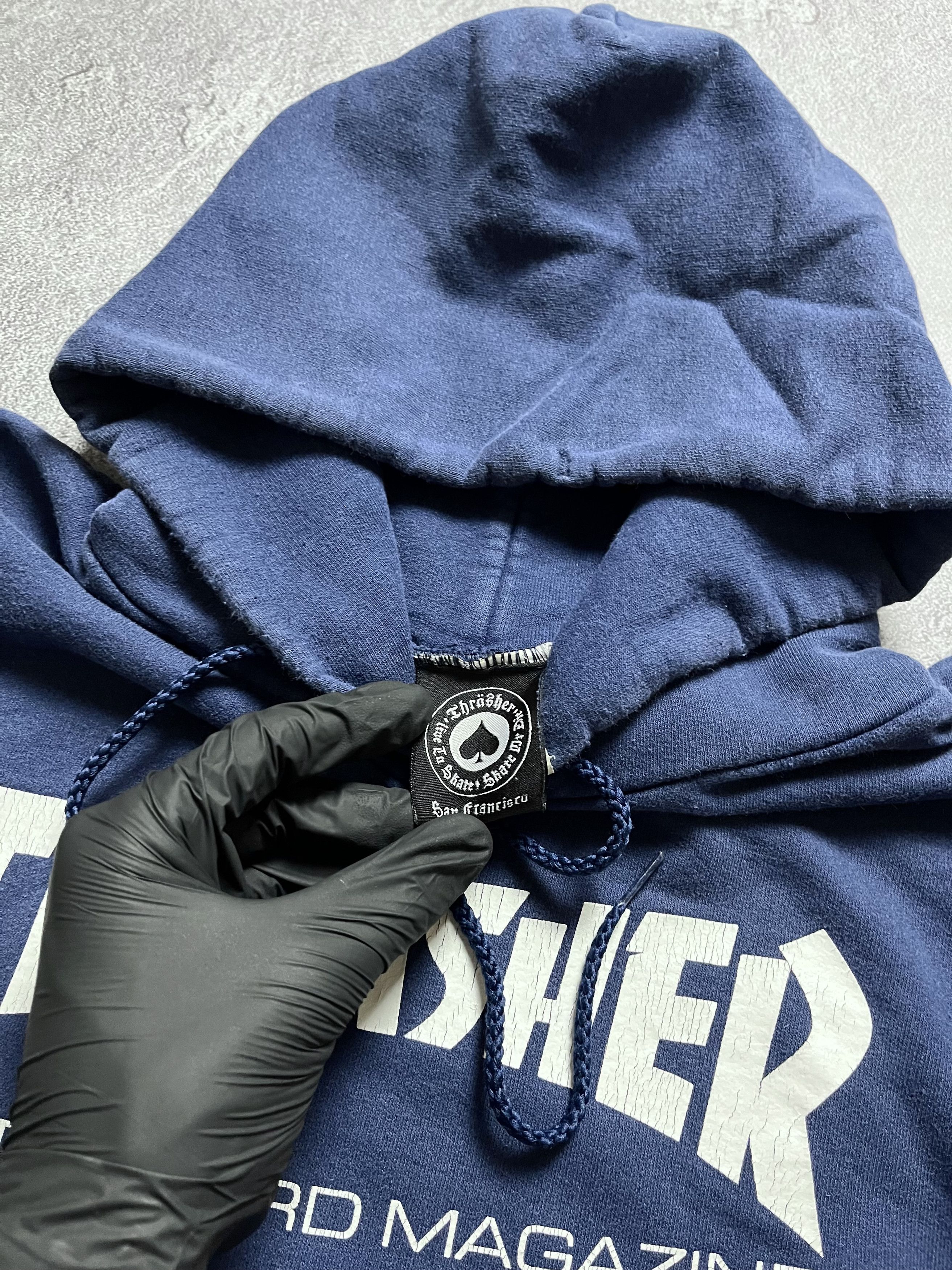 Thrasher Men’s Thrasher Skateboard Magazine Pullover Hoodie Blue S Size US S / EU 44-46 / 1 - 5 Thumbnail