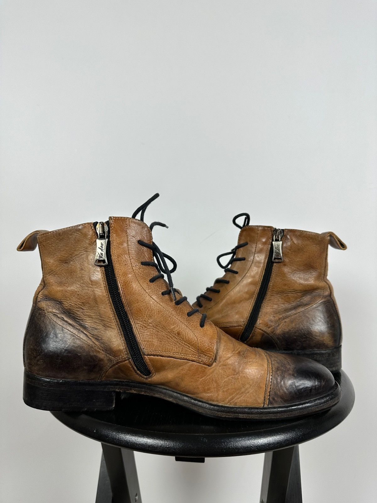 Vintage We Are The Original Hand Craft Leather Ankle Boots Size US 8 / EU 41 - 9 Thumbnail