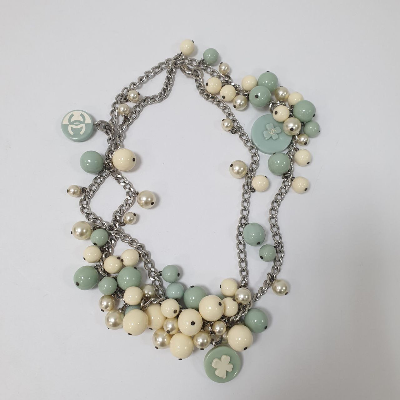 Chanel Chanel pastel jewelry set of necklace and bracelet Size ONE SIZE - 7 Thumbnail