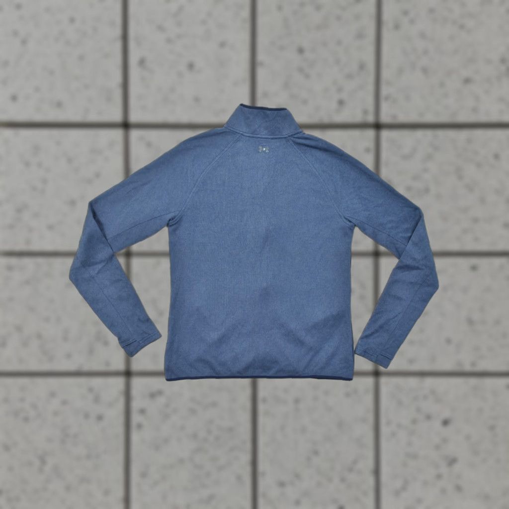 Under Armour Under Armour ColdGear Men’s Blue Full Zip Fitted Jacket Fleece Mock Neck Size US M / EU 48-50 / 2 - 1 Thumbnail