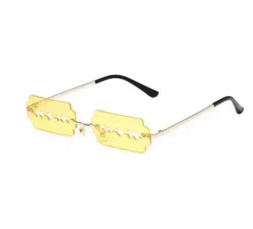 Other Mizuki x Riho Rimless Razor Blade Rectangle Sunglasses Size ONE SIZE - 7 Thumbnail