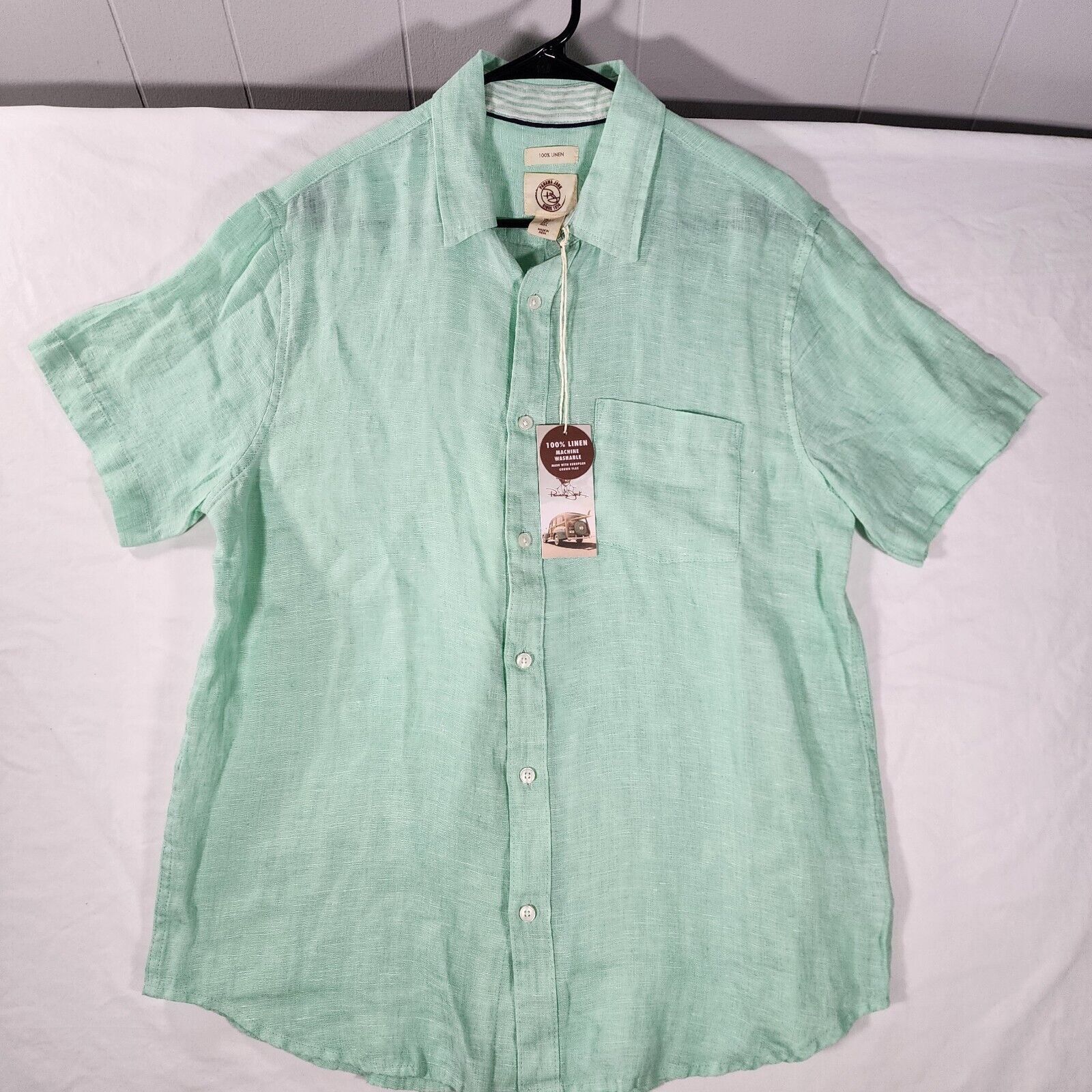 Panama Jack NEW Panama Jack 100% Linen Short Sleeve Shirt Mens Size L Size US L / EU 52-54 / 3 - 1 Thumbnail