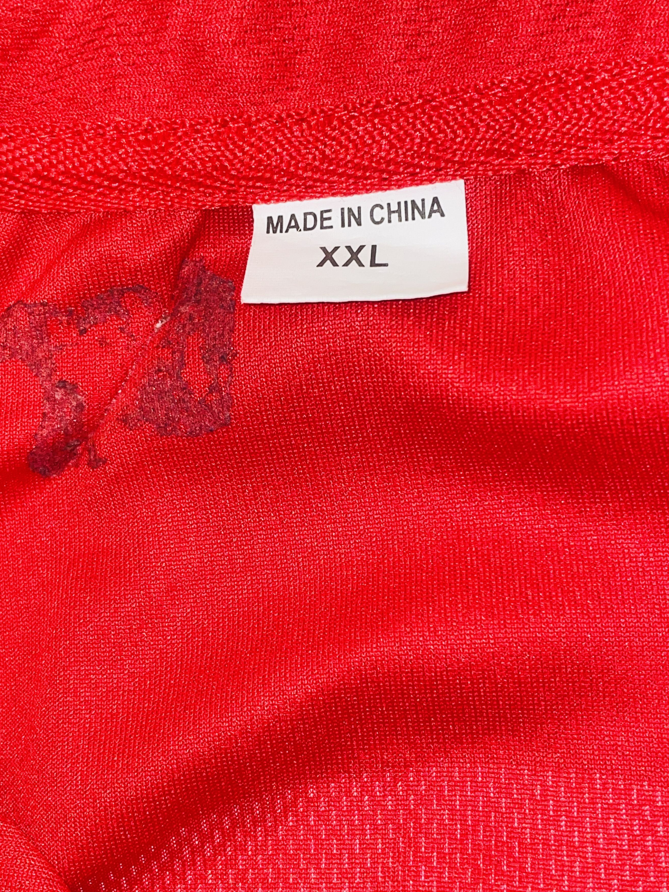 Mercedes-Benz Vintage Mercedes-Benz Polo Shirt – Rot/Weiß Size US XXL / EU 58 / 5 - 2 Thumbnail