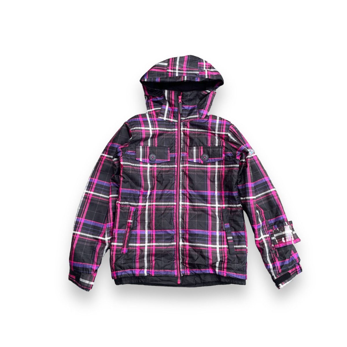 Japanese Brand 🇯🇵 KISSMARK TARTAN MULTIPOCKET SKI JACKET Size US XXL / EU 58 / 5 - 1 Thumbnail