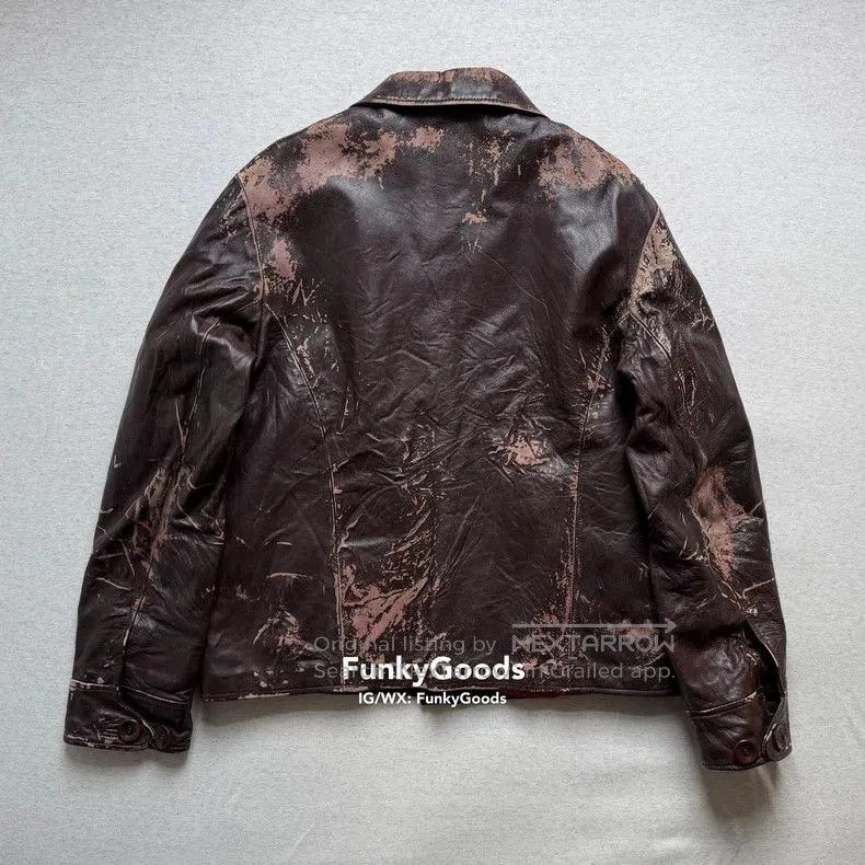 Kapital Kapital × Lewis Leathers Leather Jacket. Size US L / EU 52-54 / 3 - 4 Thumbnail