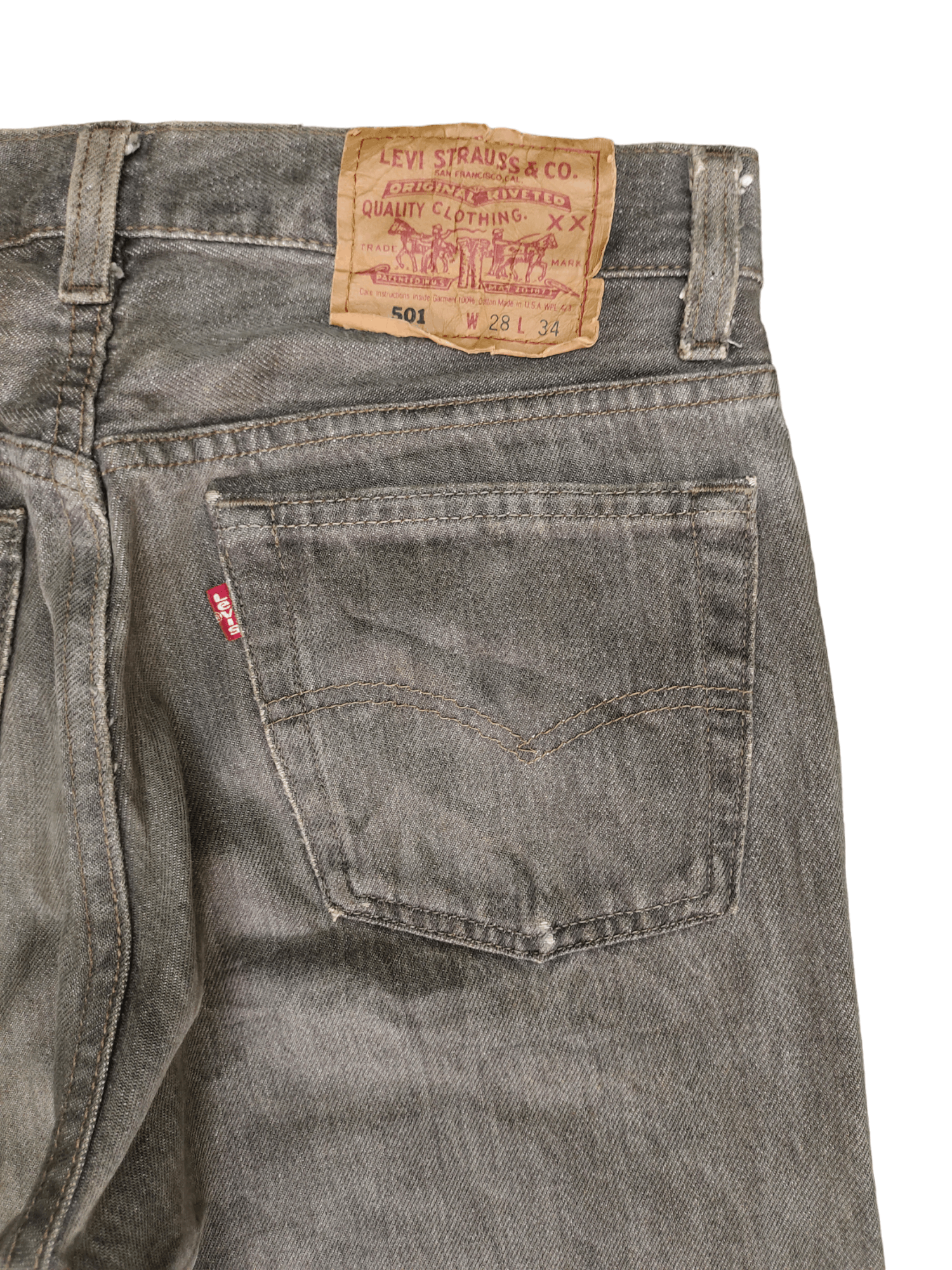 Levi's Vintage Clothing Vintage 90s Levis 501 Made In Usa Denim Jeans Size US 28 / EU 44 - 12 Thumbnail