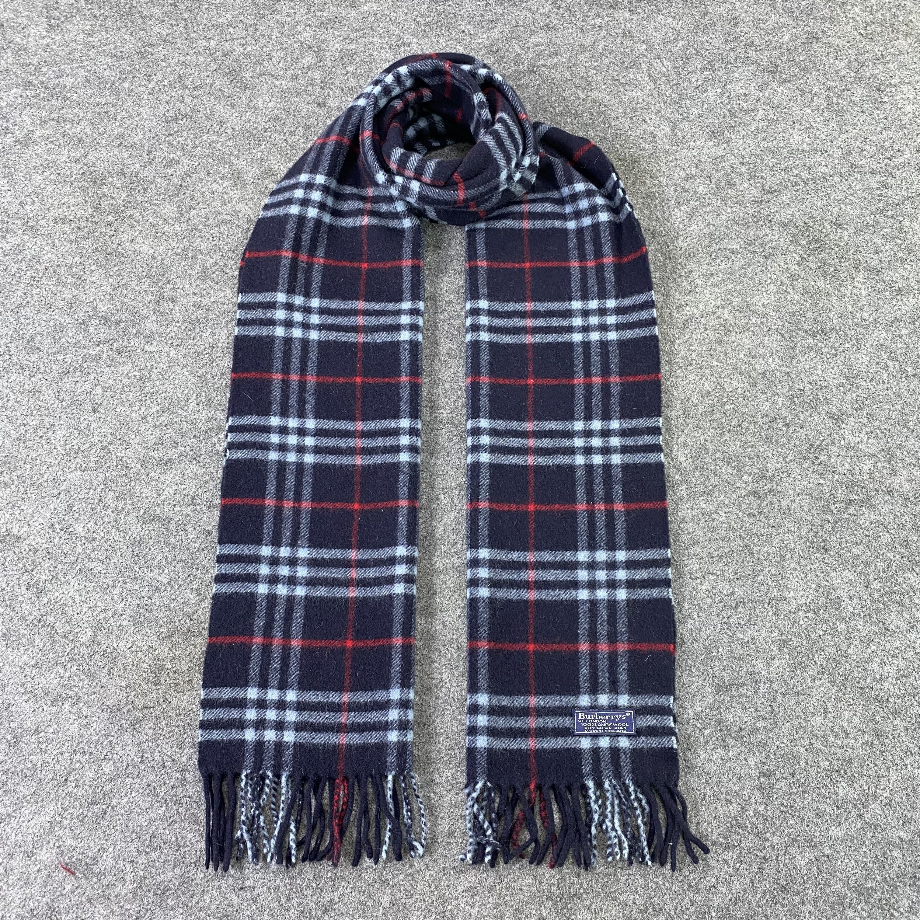 Burberry Burberry Wool Scarf / Muffler / Neckwear-K007 Size ONE SIZE - 1 Thumbnail