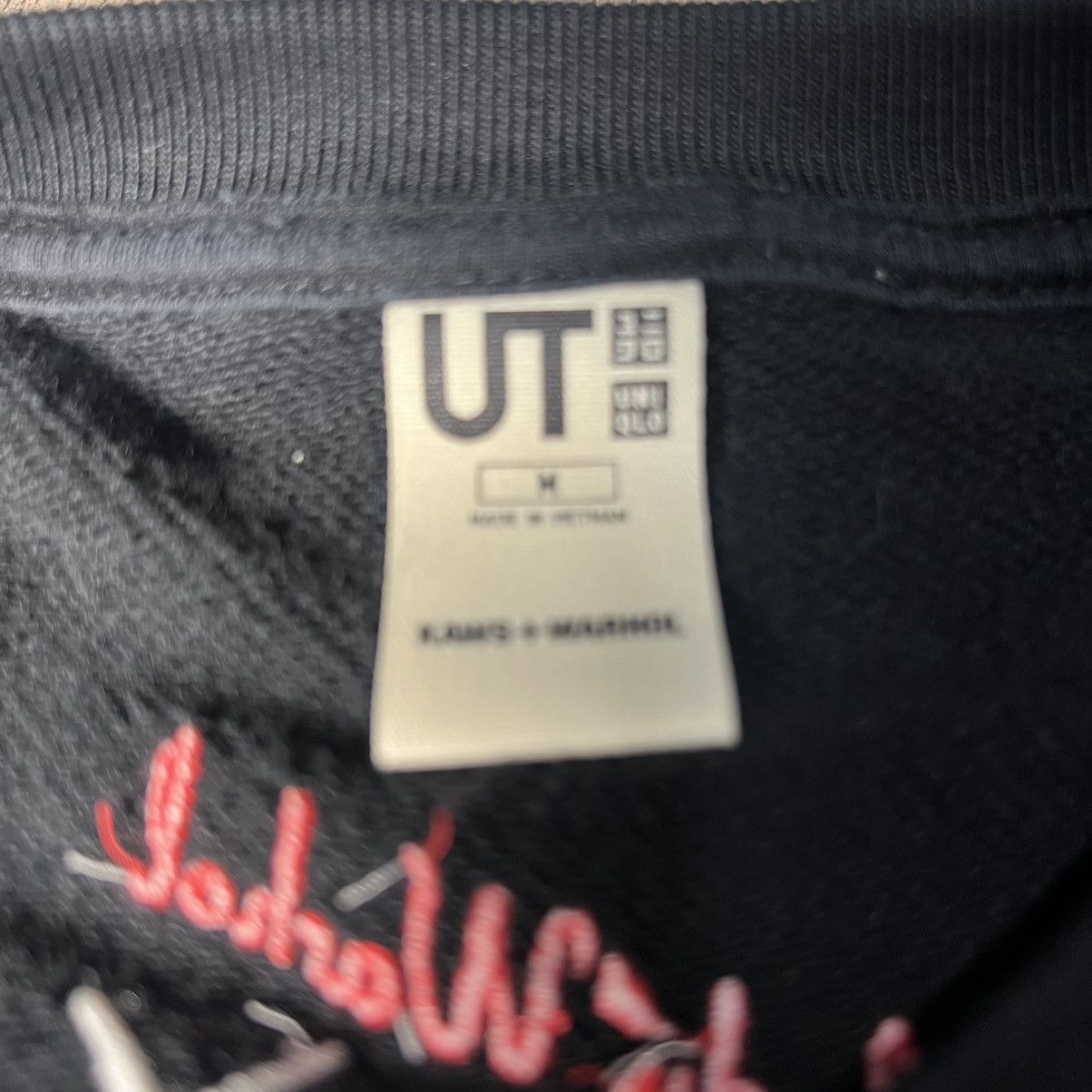 Andy Warhol × Kaws × Uniqlo KAWS + Warhol Graphic Sweatshirt Adult Med Size US M / EU 48-50 / 2 - 6 Thumbnail