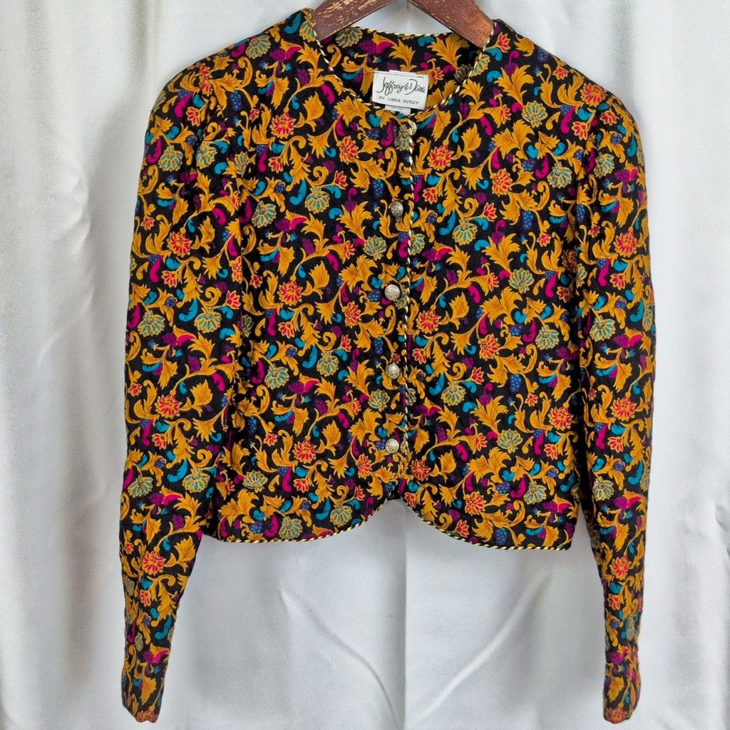 Vintage Vintage USA Made Rayon Skirt and Quilted Jacket Set 9/10 Size M / US 6-8 / IT 42-44 - 6 Thumbnail