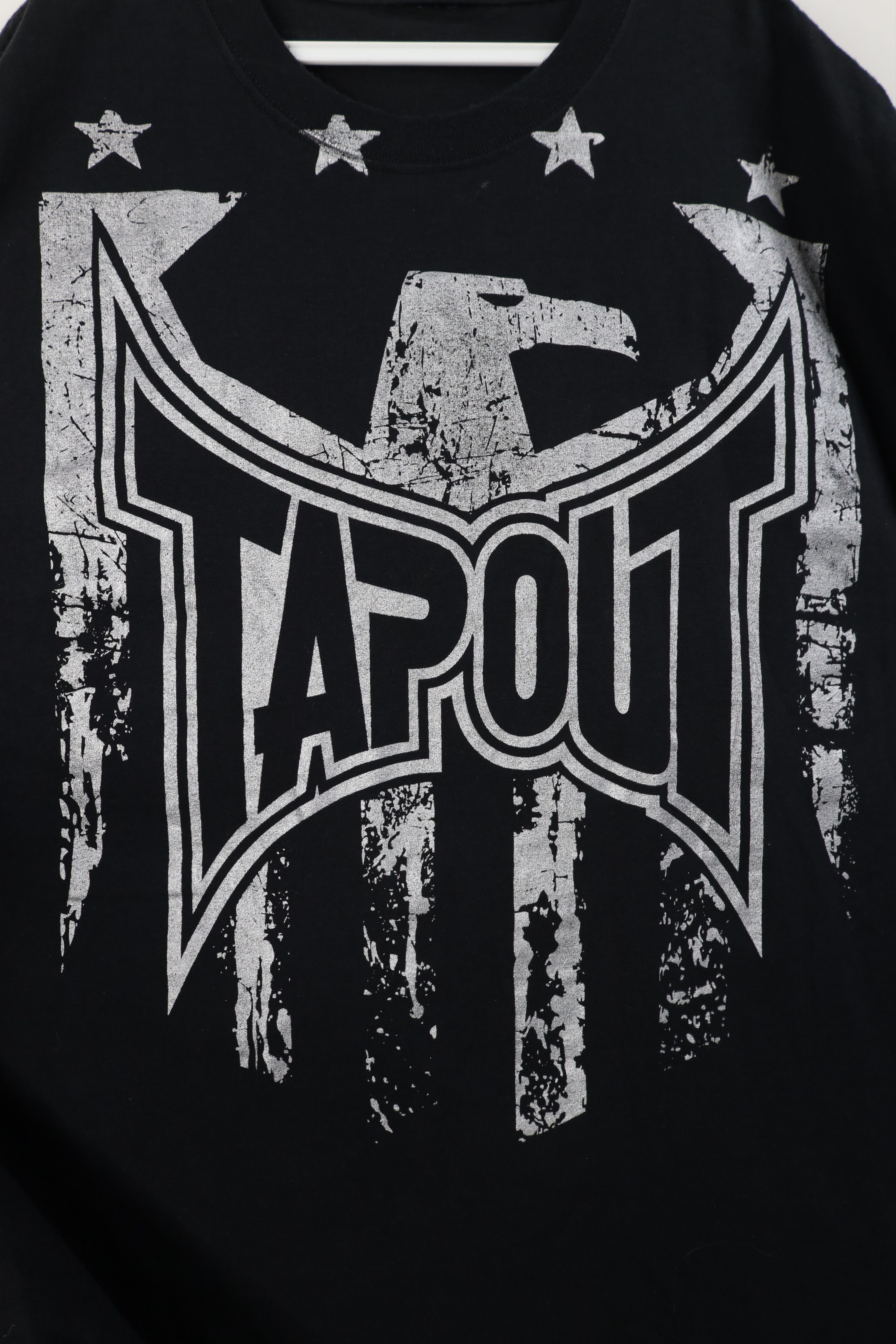 Vintage Vintage Tapout Spell Out UFC MMA Fighting Eagle T-Shirt Size US XXL / EU 58 / 5 - 4 Thumbnail