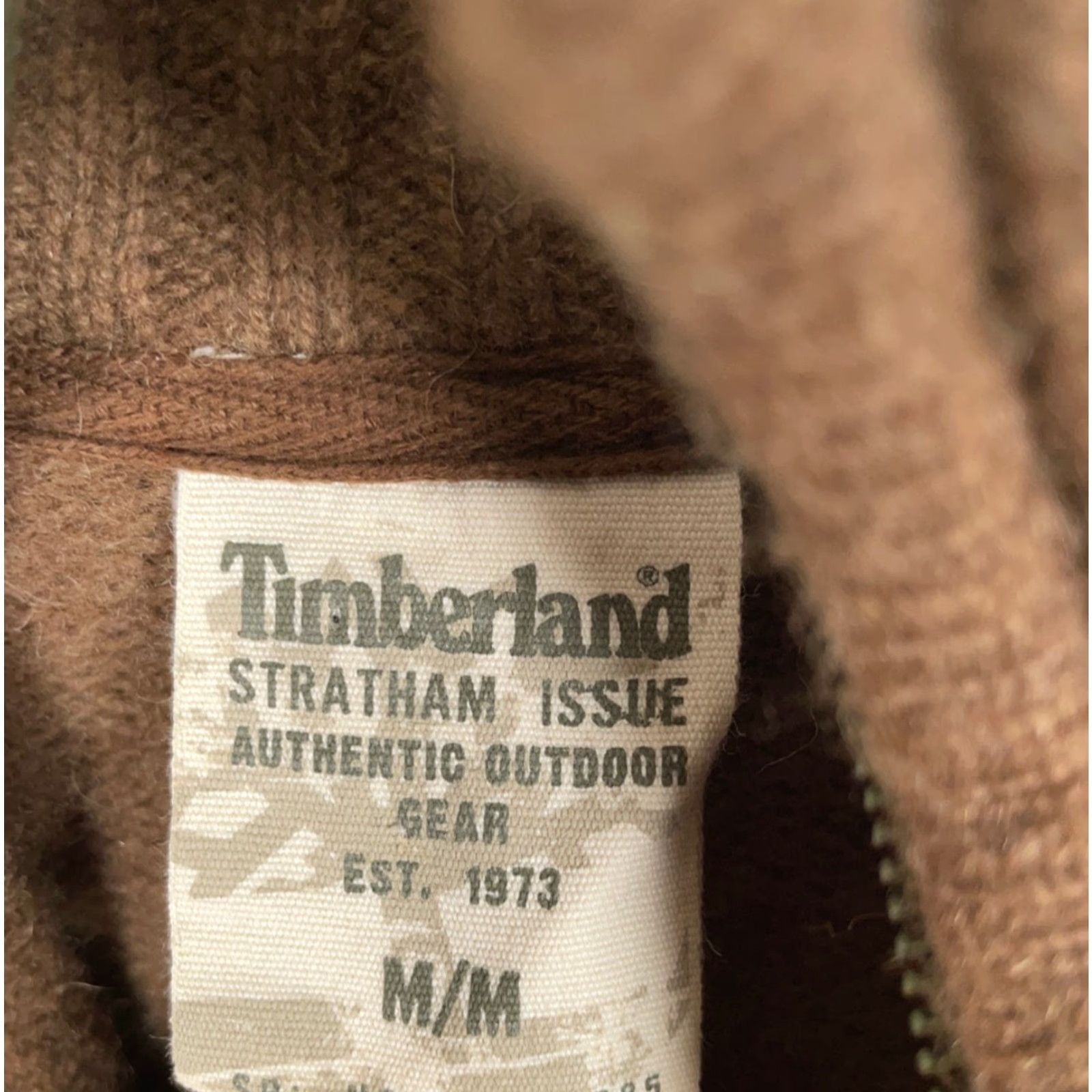 Timberland Timberland Sweater Adult Medium Brown Striped Wool 1/4 Zip Lambs Wool Knit Pullover Preppy Mens Size US M / EU 48-50 / 2 - 3 Thumbnail