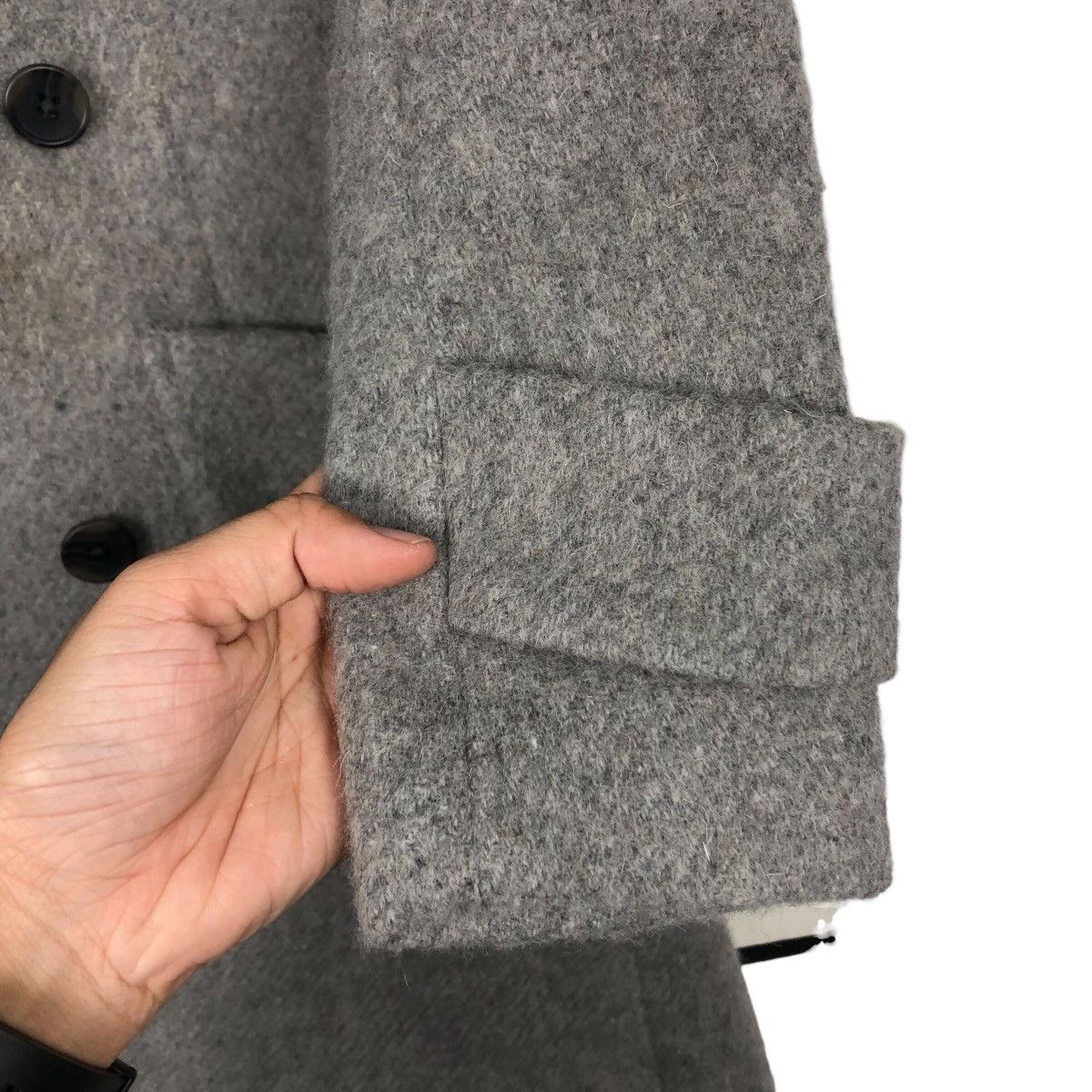 Issey Miyake 📌Vintage Wool Long Jacket 5351 Pour Les Femmes Size US M / EU 48-50 / 2 - 18 Thumbnail