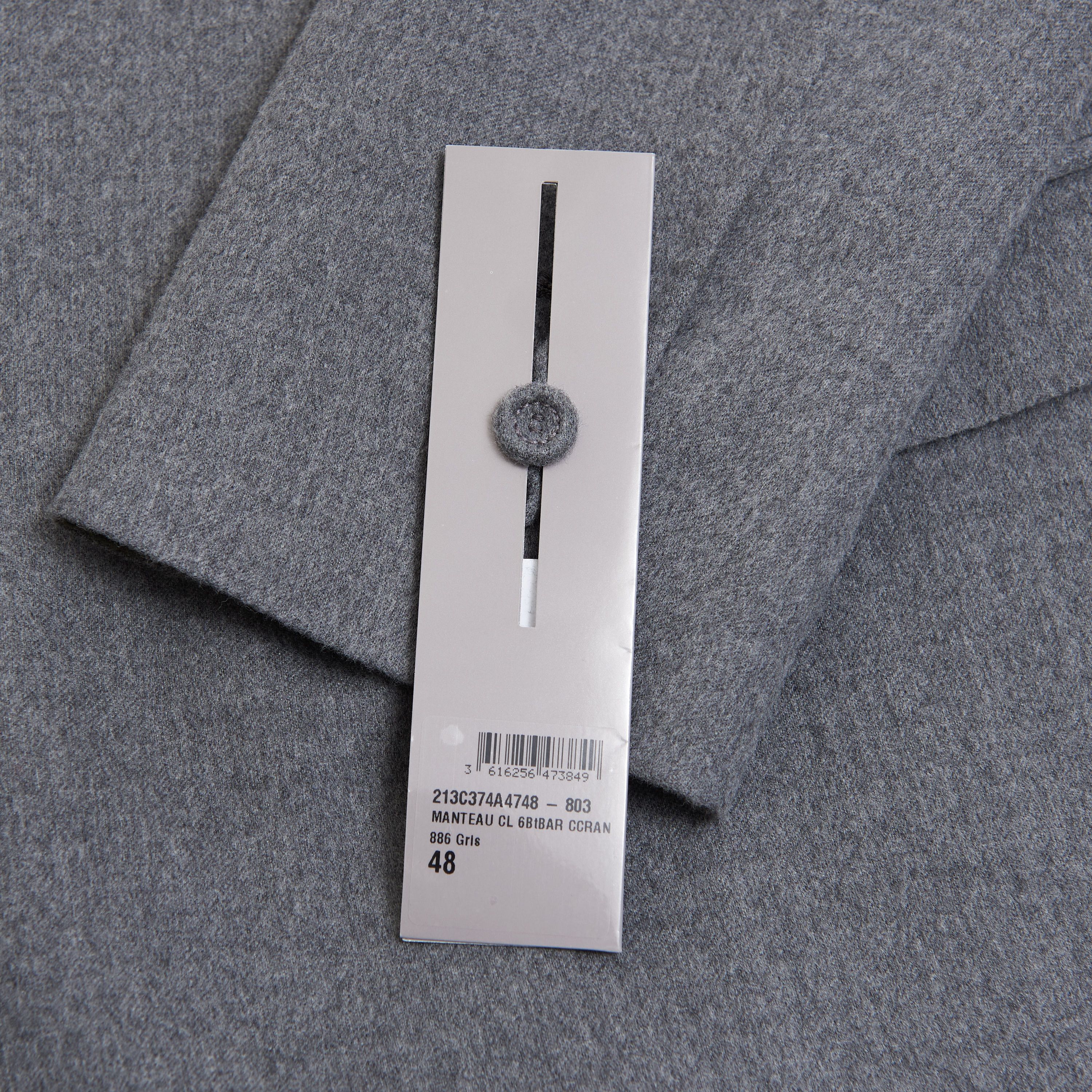 Dior Double Breasted Coat In Gray Virgin Wool Size US M / EU 48-50 / 2 - 17 Thumbnail