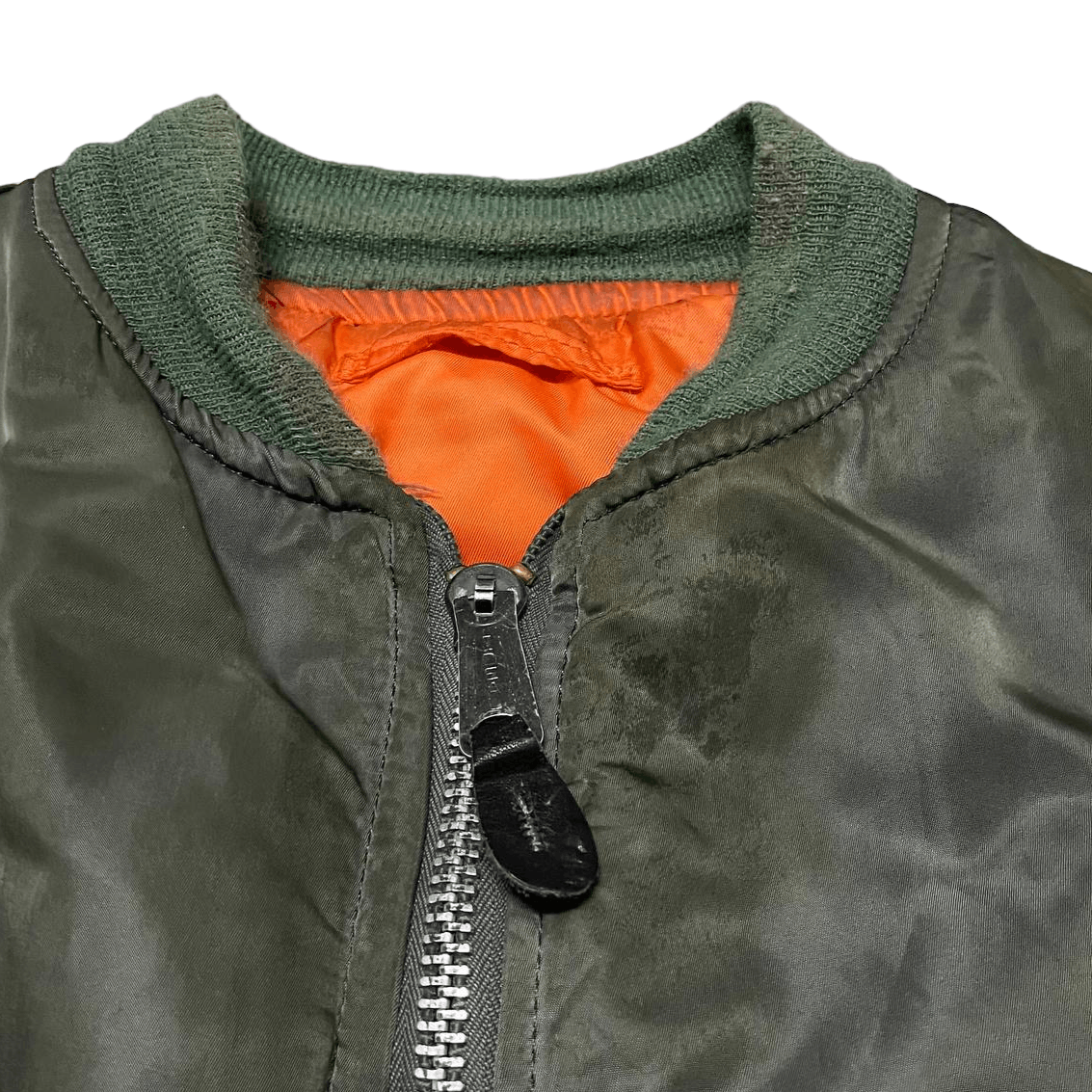 Alpha Industries Vintage Alpha Industries Flight Bomber Jacket Ma 1 Military Size US L / EU 52-54 / 3 - 7 Thumbnail