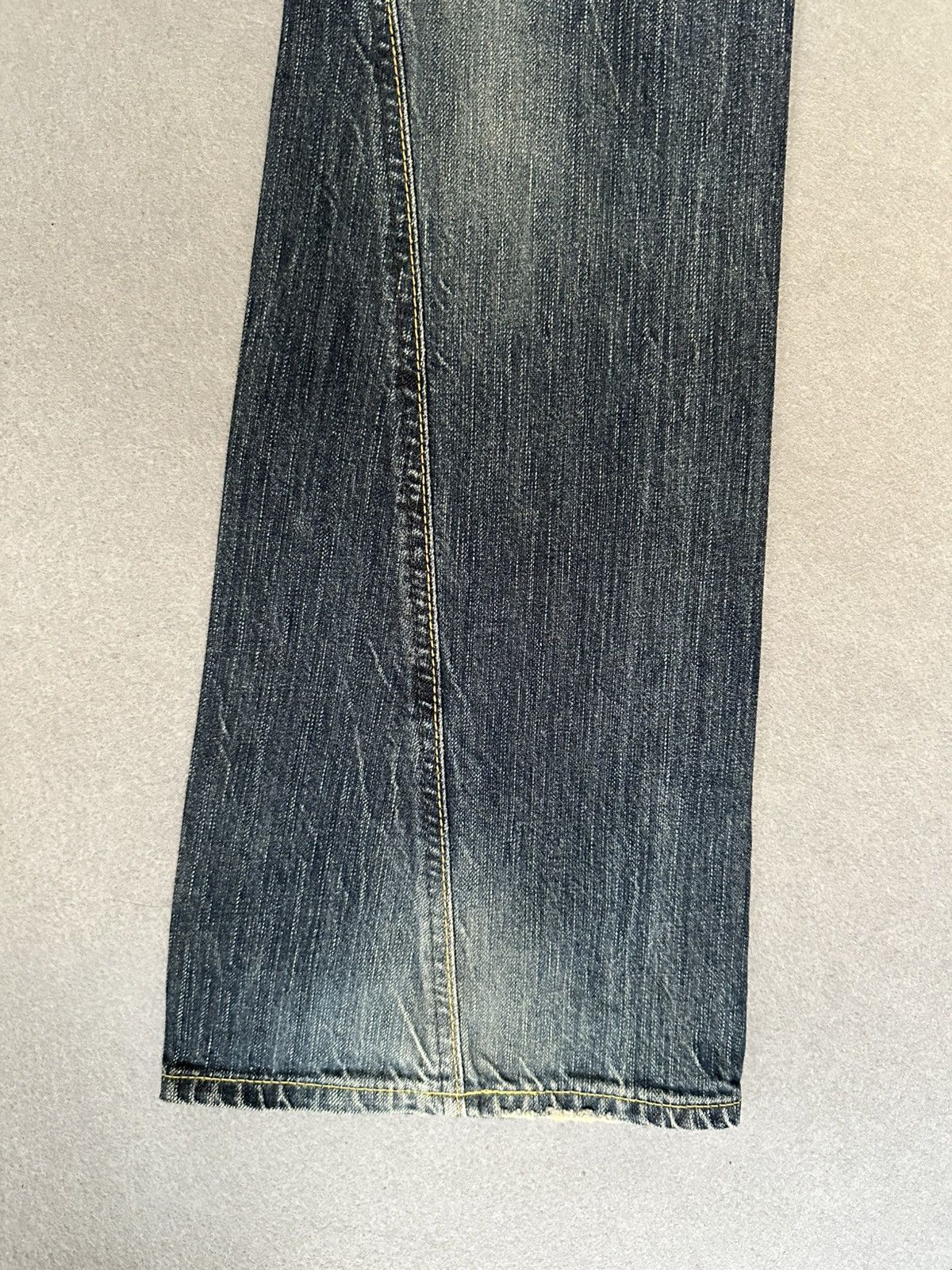 Japanese Brand FLARE Edwin 503 Low Rise Design Denim Size US 31 - 12 Thumbnail