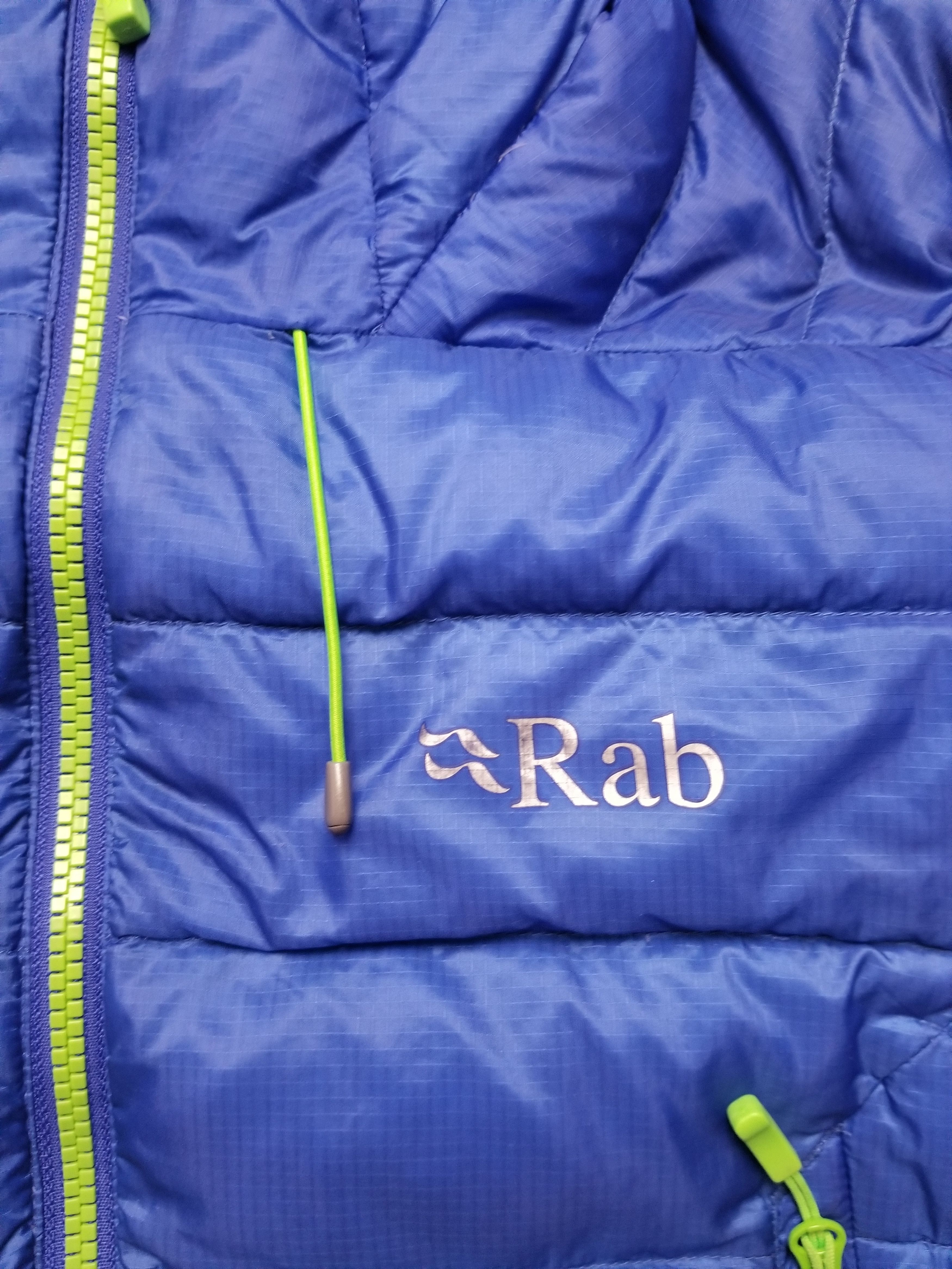 Rab Rab Electron Down Puffer Jacket Blue Green Pertex Size US S / EU 44-46 / 1 - 9 Thumbnail