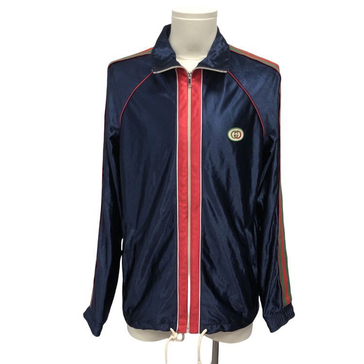 Gucci Gucci Web Stripe Track Jacket Size M Size US M / EU 48-50 / 2 - 1 Thumbnail
