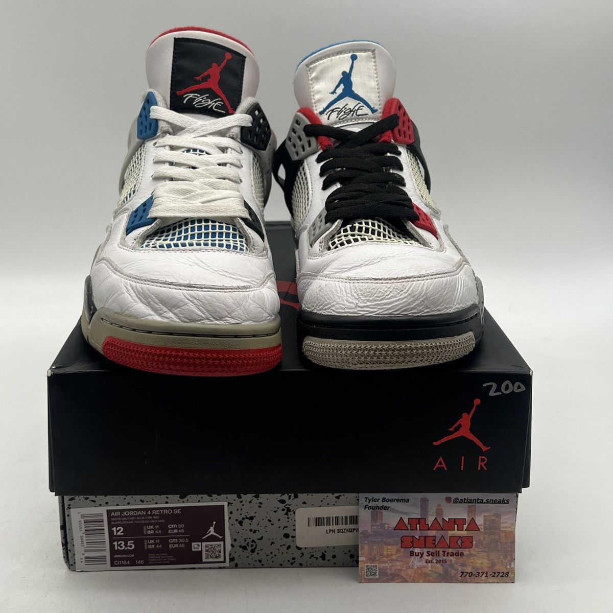 Jordan Brand Air Jordan 4 what the 4 Size US 12 / EU 45 - 2 Thumbnail