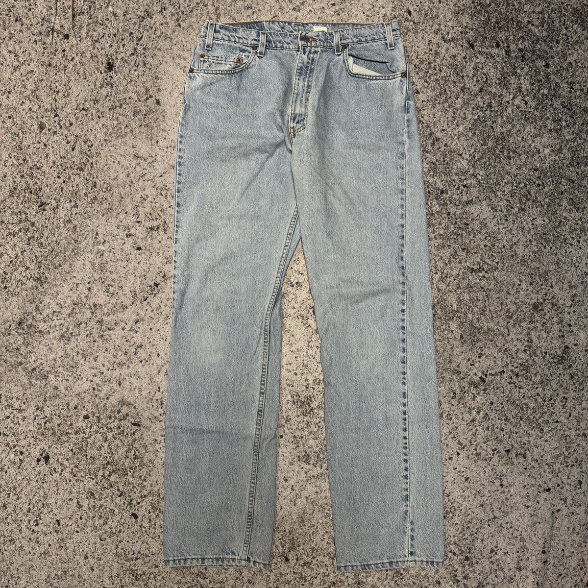 Vintage Vintage 90s Levi's 505 Light Wash Denim Jeans USA ERD Grunge Size US 36 / EU 52 - 1 Thumbnail