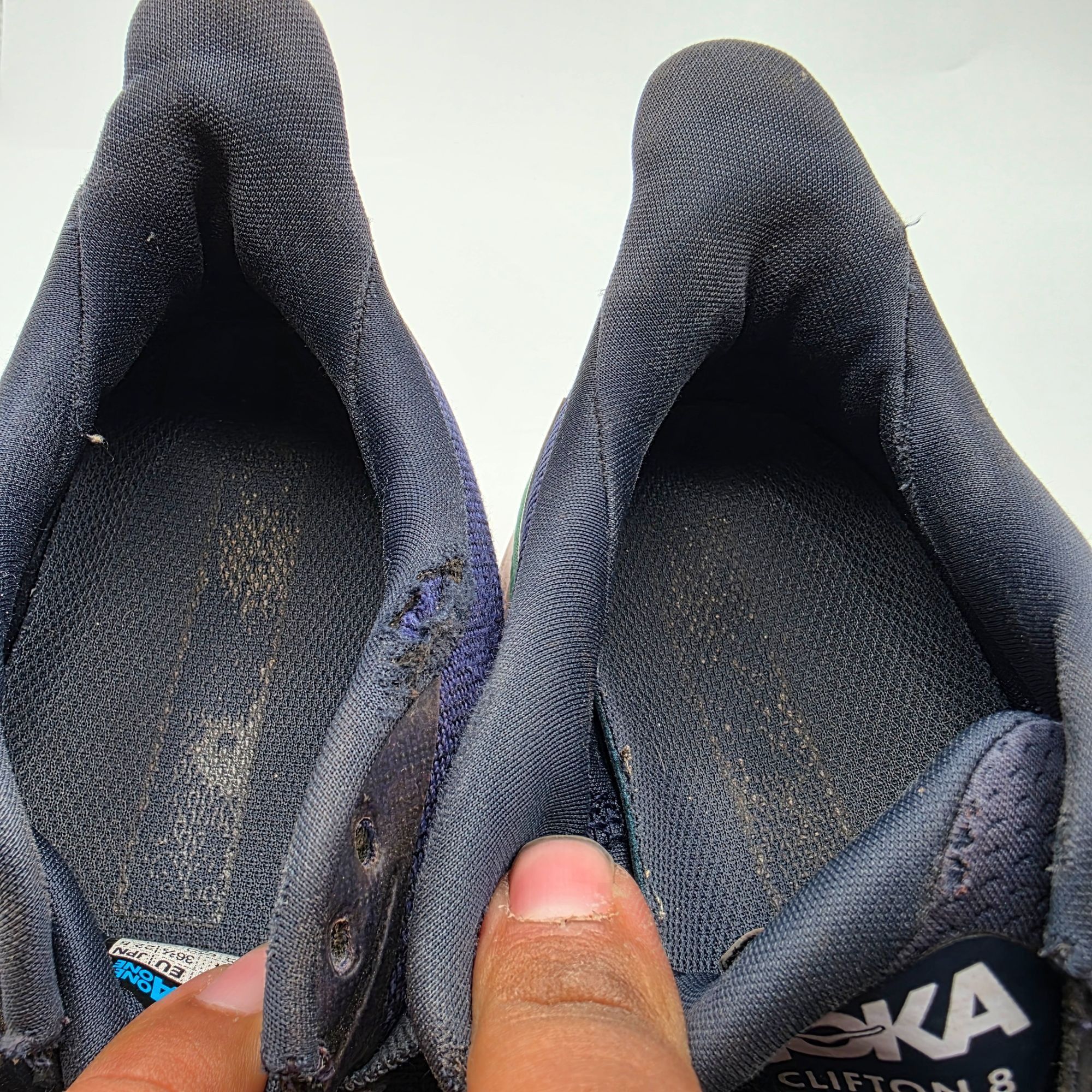 Hoka Hoka One One Clifton 8 Womens Size 5.5 B Blue Athletic Shoes Size US 5.5 / IT 35.5 - 9 Thumbnail