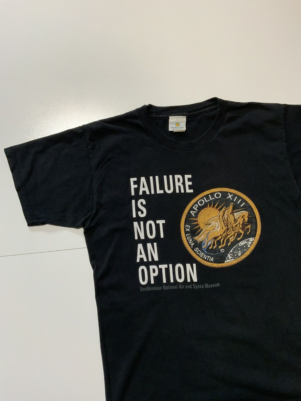 Vintage Smithsonian Museum Apollo XIII Failure Option T-Shirt Size US M / EU 48-50 / 2 - 3 Thumbnail