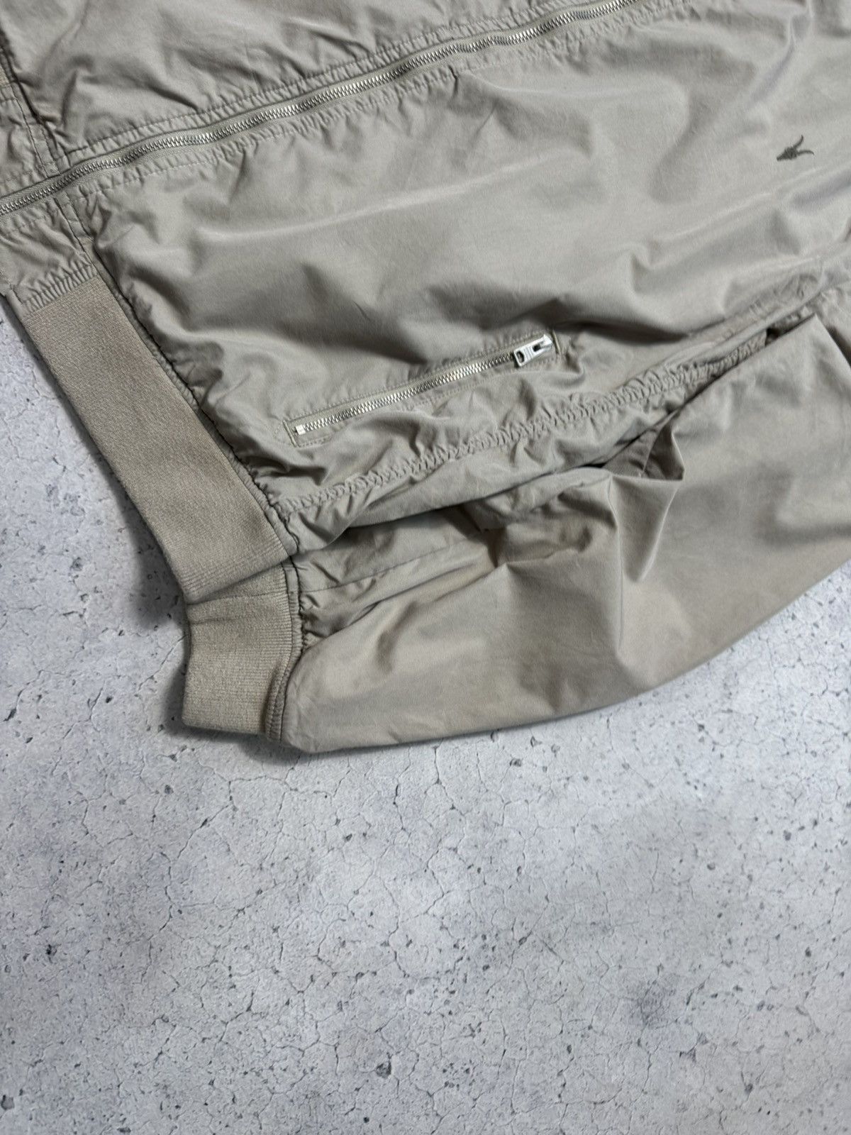 Allsaints Allsaints Nylon Bomber Jacket Full Zip Beige Size M Size US M / EU 48-50 / 2 - 4 Thumbnail