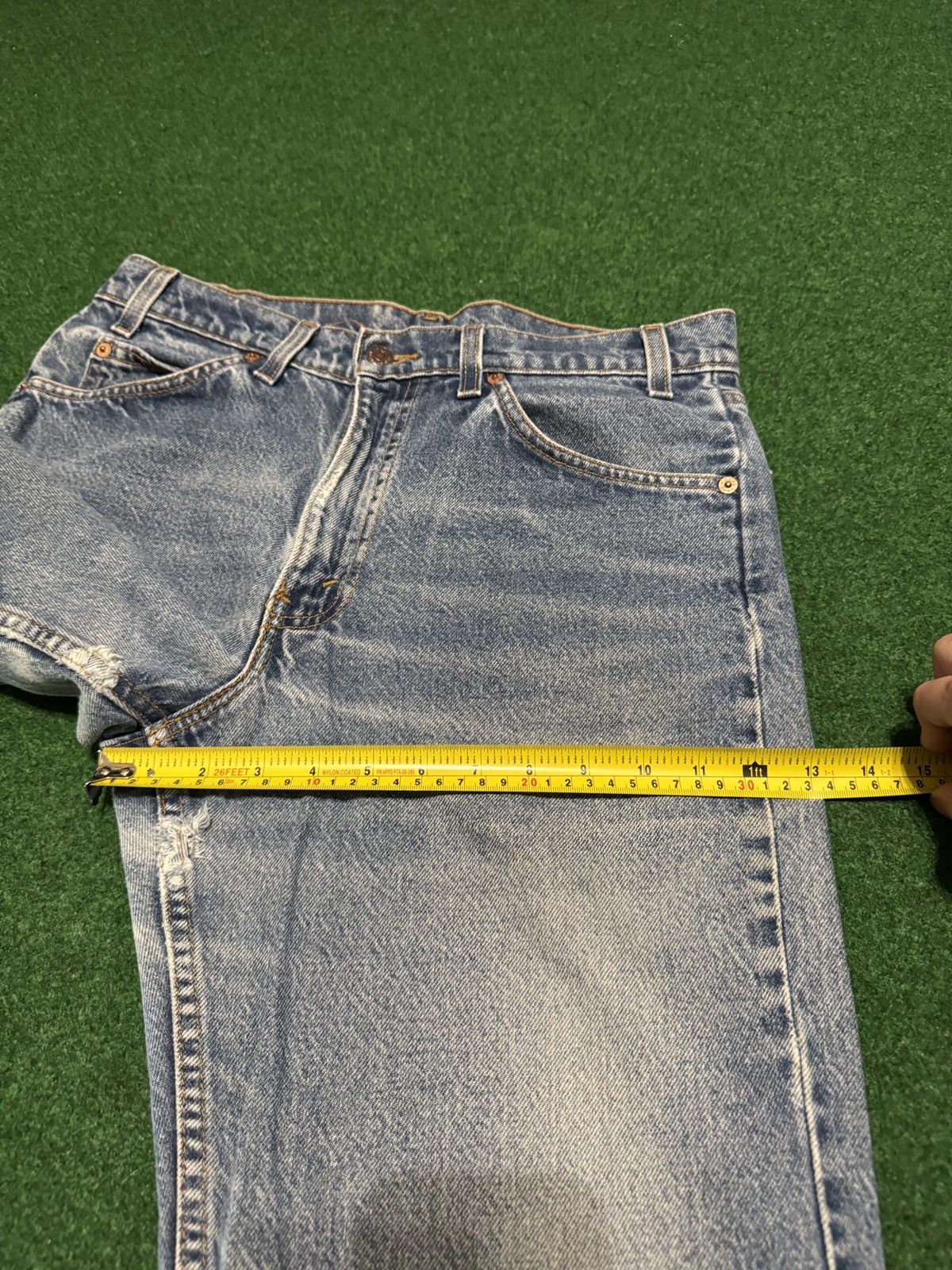 Levi's Vintage Clothing Levis 550 32x32 Relaxed Wide Leg Vintage 90s Grunge Jeans Size US 32 / EU 48 - 10 Thumbnail