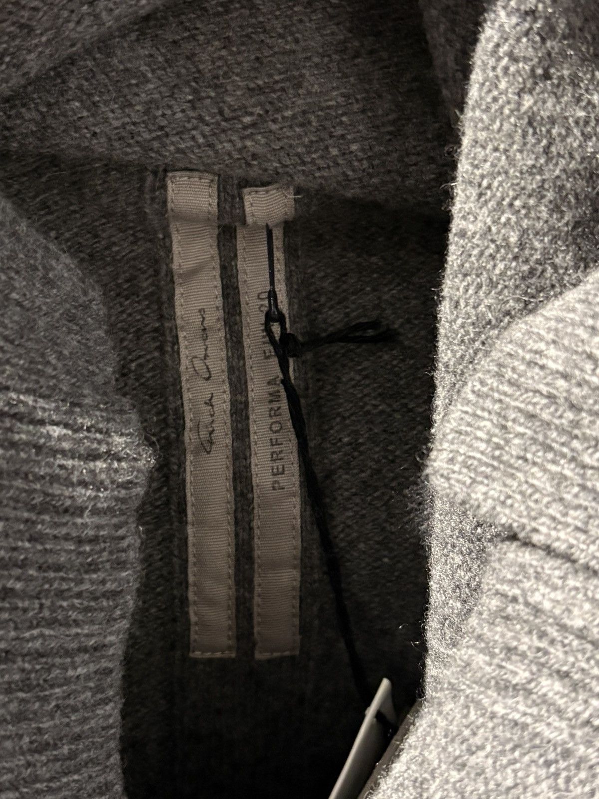 Rick Owens RICK OWENS GREY KNIT HOODIE Size S / US 4 / IT 40 - 8 Thumbnail