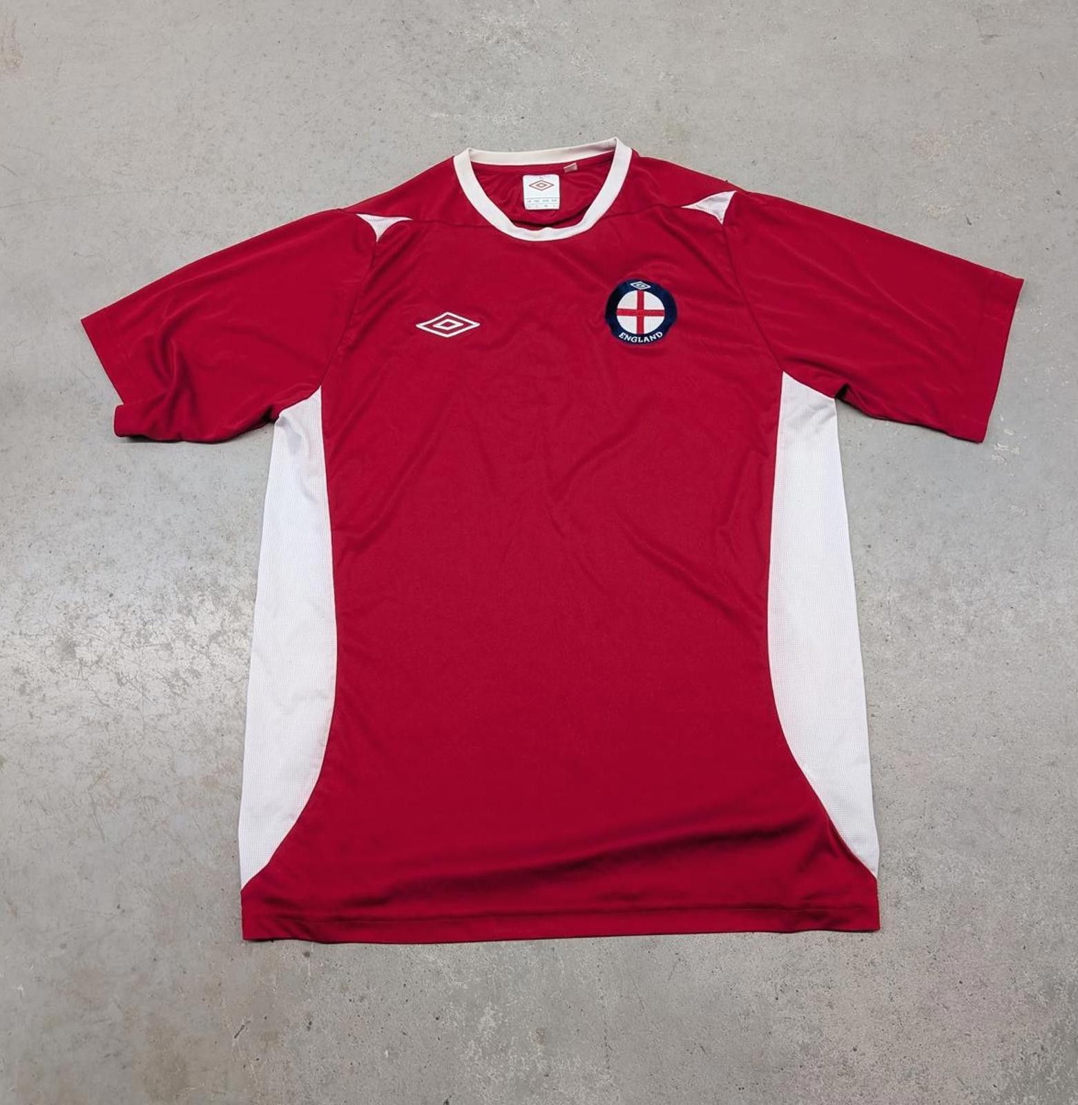 Umbro England Training Kit Umbro Jersey Red and White Size US L / EU 52-54 / 3 - 1 Thumbnail