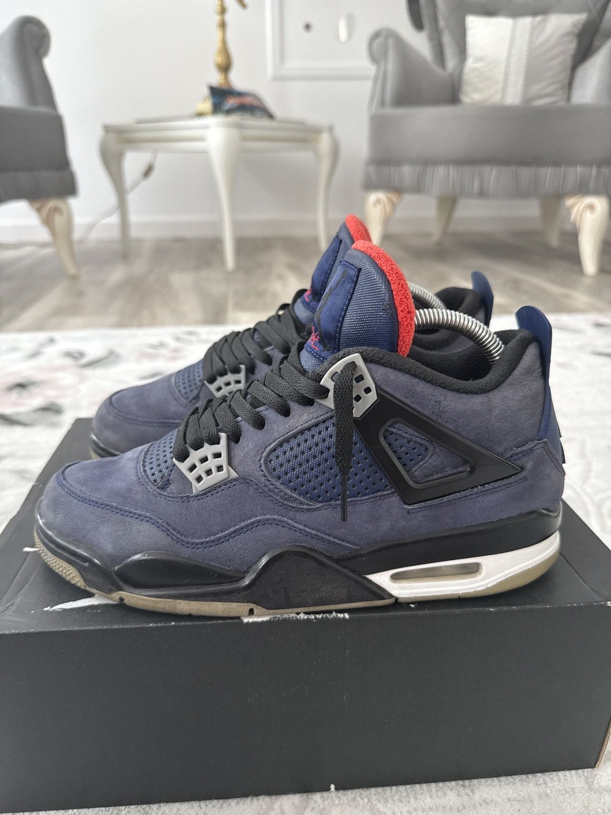 Jordan Brand Jordan 4 Winterized Loyal Blue 2019 Size US 8.5 / EU 41-42 - 6 Thumbnail