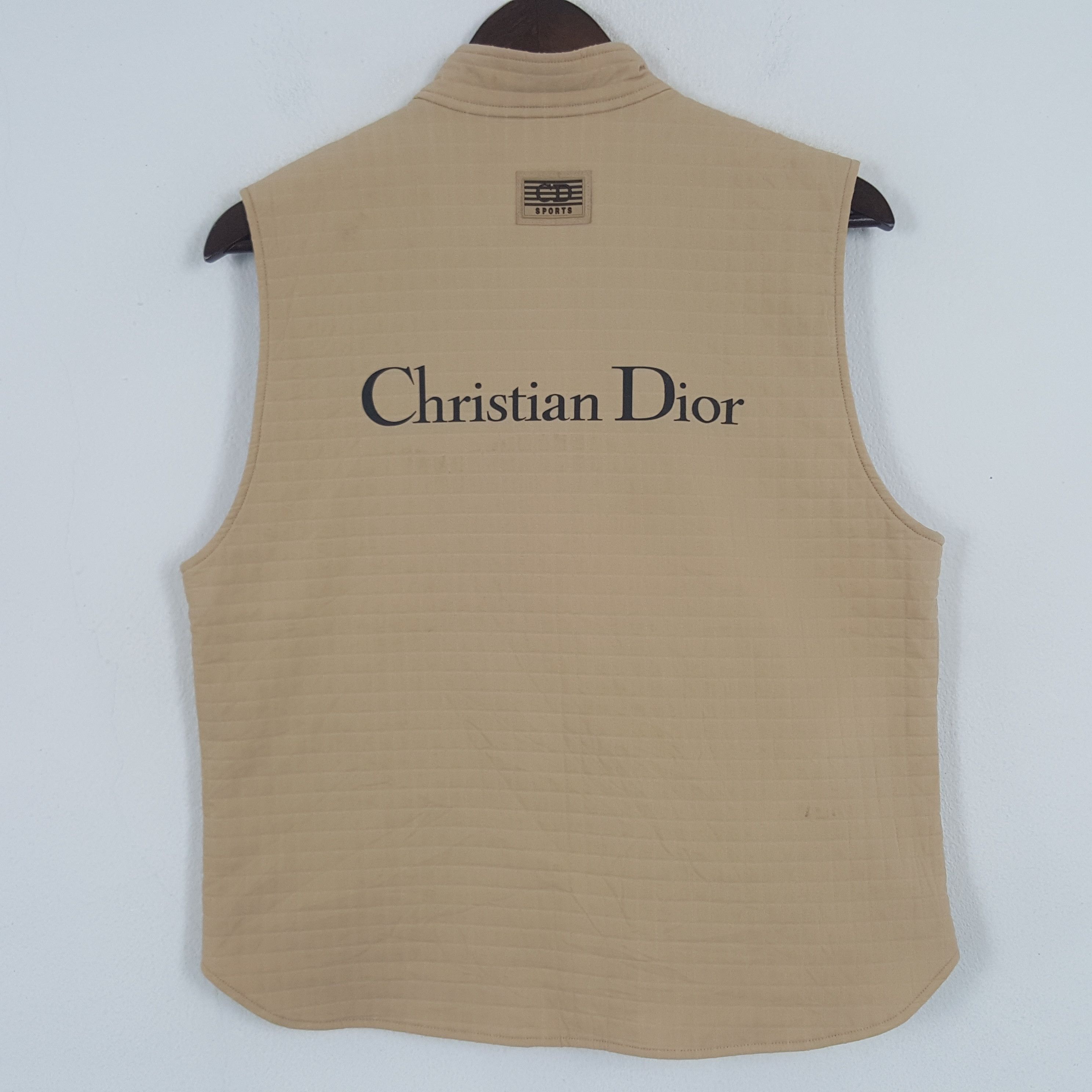 Christian Dior Monsieur × Vintage Vintage Christian Dior Sport Custom Spell Out Vest Jacket Size US M / EU 48-50 / 2 - 1 Thumbnail