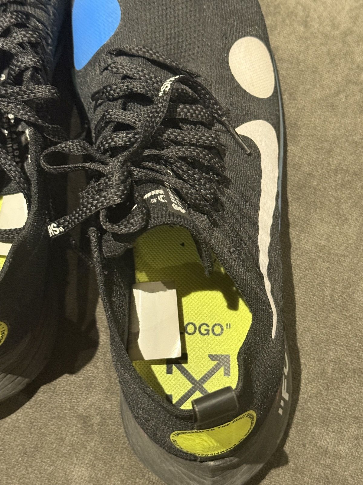 Nike × Off-White NIKE OFF-WHITE ZOOM FLY SNEAKERS Size US 10.5 / EU 43-44 - 7 Thumbnail