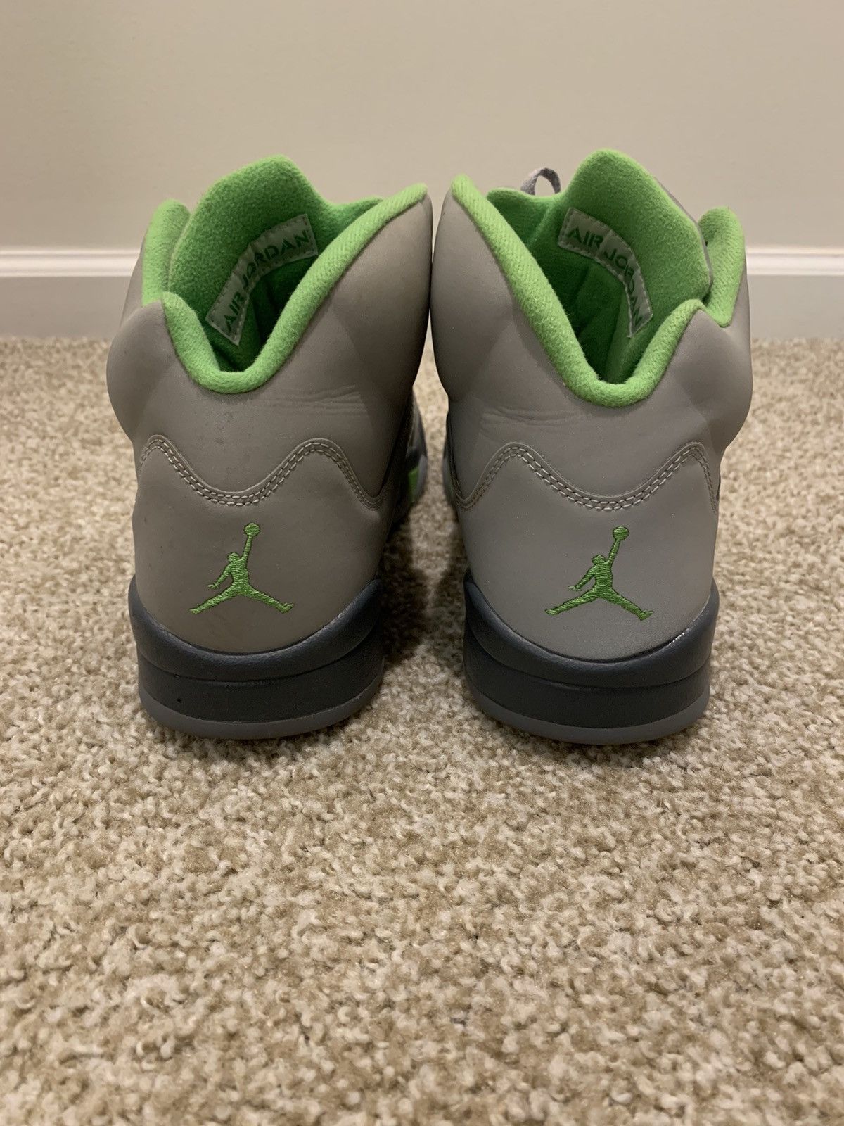 Jordan Brand Nike Jordan 5 Retro Green Bean Size US 11.5 / EU 44-45 - 5 Thumbnail