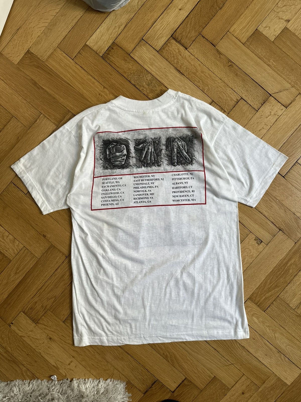 Vintage Vintage Rush Presto Concert T-Shirt 1990s Band Rock shirt Size US XL / EU 56 / 4 - 8 Thumbnail