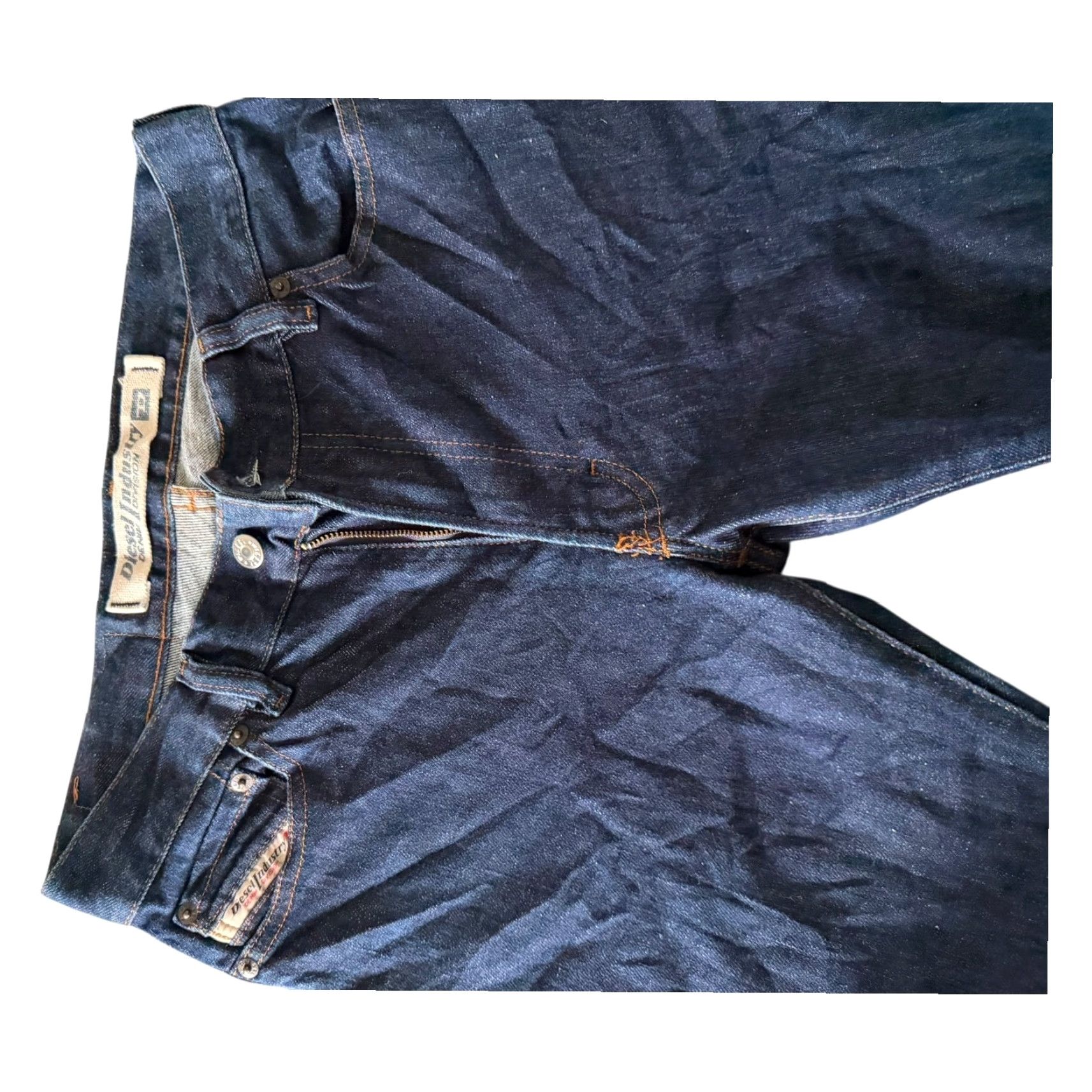 Diesel Diesel Fanker Bootcut Jeans Women’s W28 L34 Dark Blue Stretch 5-Pocket Denim Skinny Regular Size 28" / US 6 / IT 42 - 6 Thumbnail
