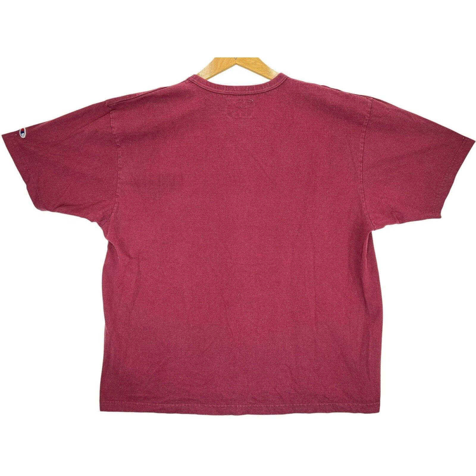 Champion Vintage Y2K Harvard Crimson Crew Size 2XL Champion T Shirt Size US XXL / EU 58 / 5 - 4 Thumbnail