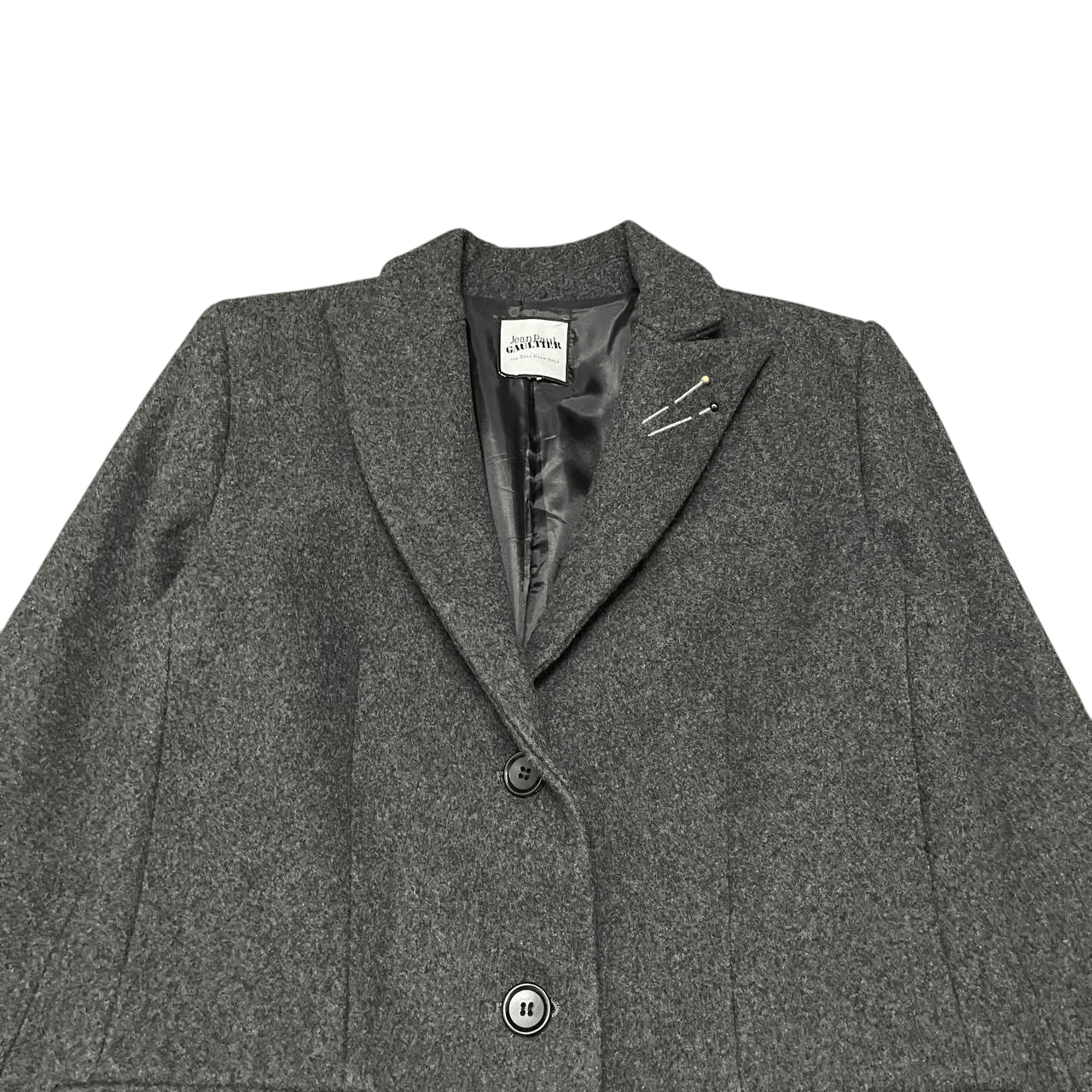 Jean Paul Gaultier JPG Jean Paul Gaultier For Sept Premieres Wool Overcoat Size US S / EU 44-46 / 1 - 2 Thumbnail