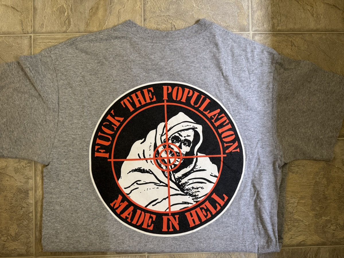 Fuck The Population FTP Made In Hell Tee Size US M / EU 48-50 / 2 - 2 Thumbnail