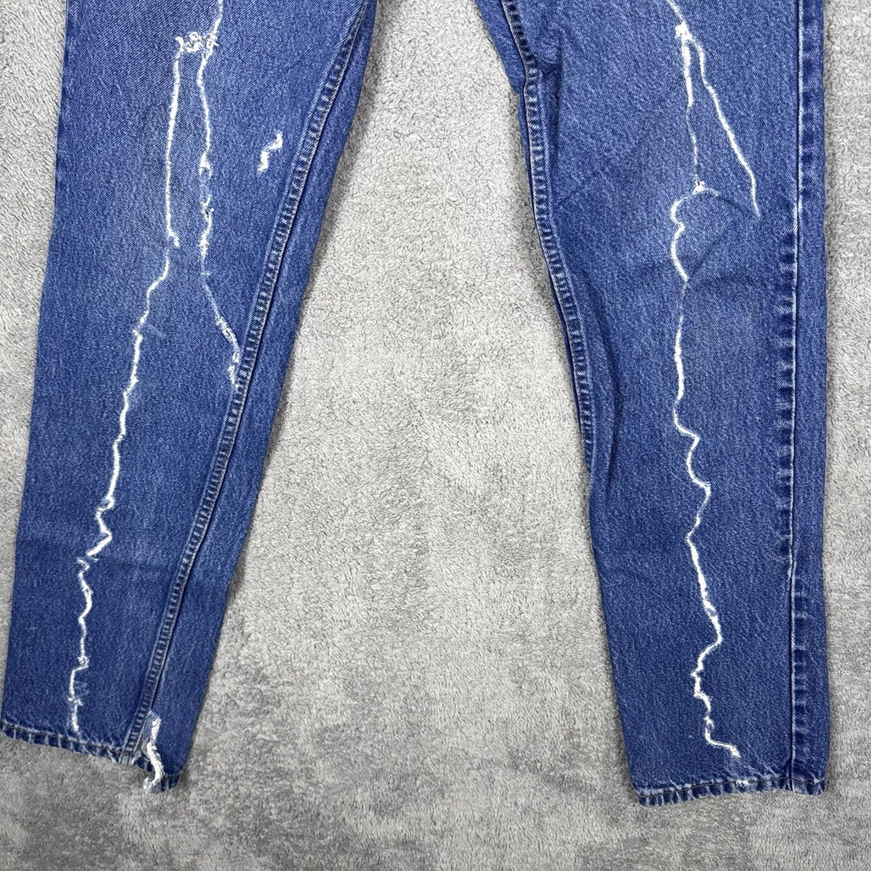 Levi's VINTAGE Levi's 506 Jeans Men 28x34 1972 USA Made Thrashed Distress 70s Denim Blue 5-Pocket Mens Regular Straight Wearable USA 90s Grunge Fashion Size US 30 / EU 46 - 4 Thumbnail