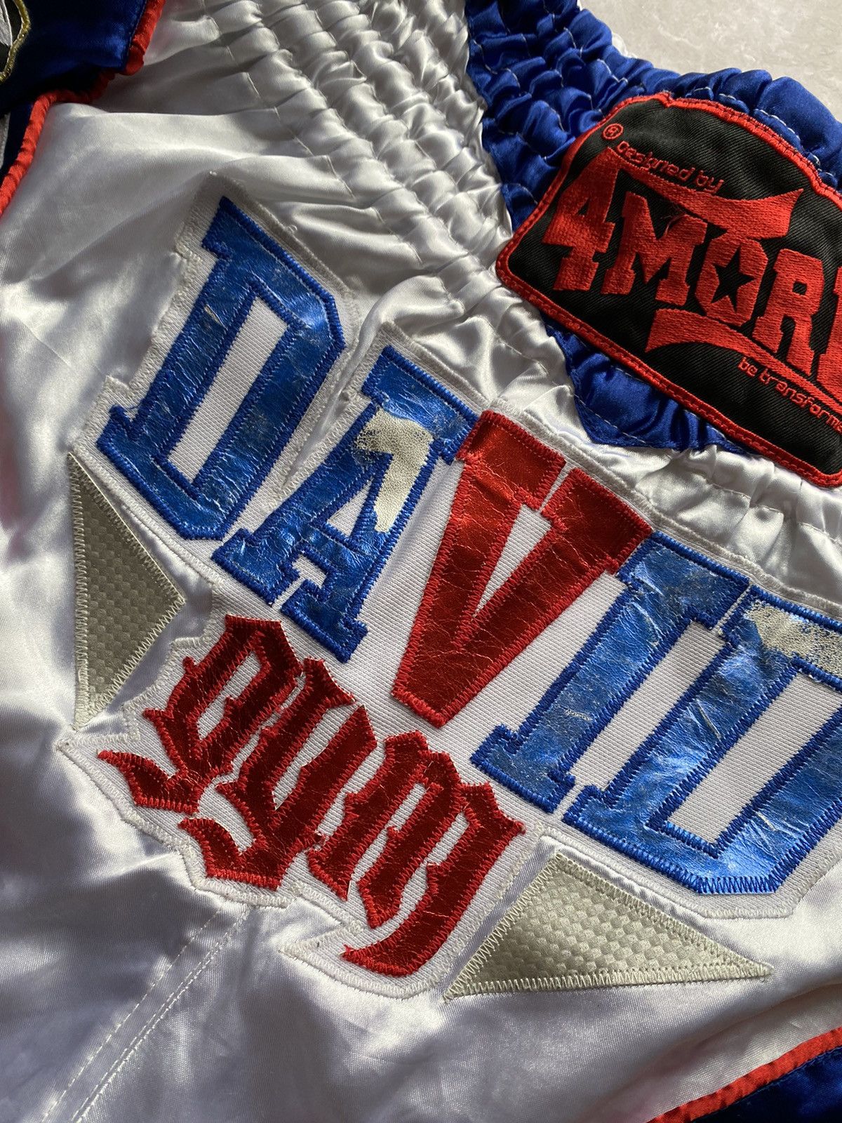 Vintage Vintage THAI4MORE Muay Thai Boxing Training David Gym Shorts Size US 34 / EU 50 - 8 Thumbnail