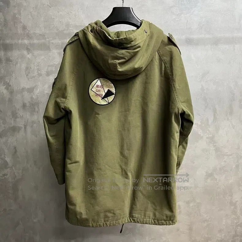Saint Laurent Paris Saint Laurent Paris Classic Olive Green Diamond Patch Hood Size XS / US 0-2 / IT 36-38 - 5 Thumbnail