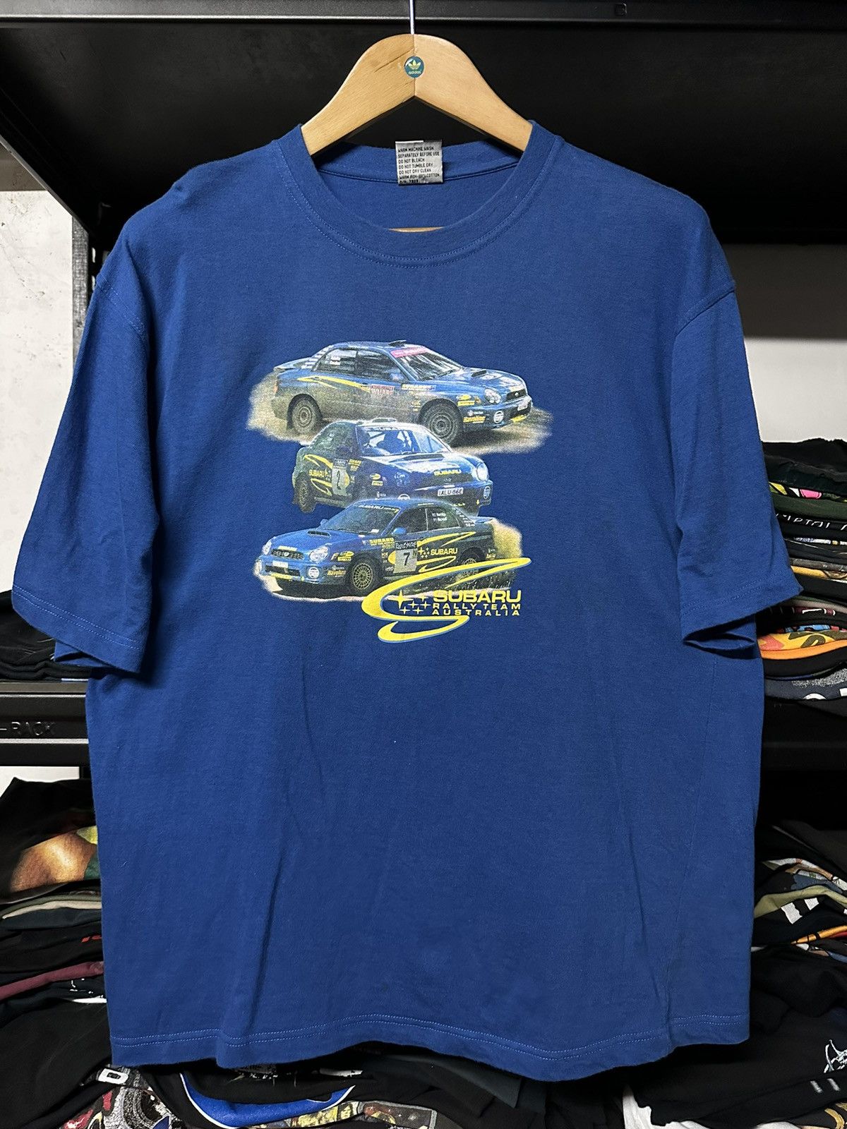 NASCAR Vintage Subaru Rally Team Australia Faded Tee Racing Size US L / EU 52-54 / 3 - 1 Thumbnail