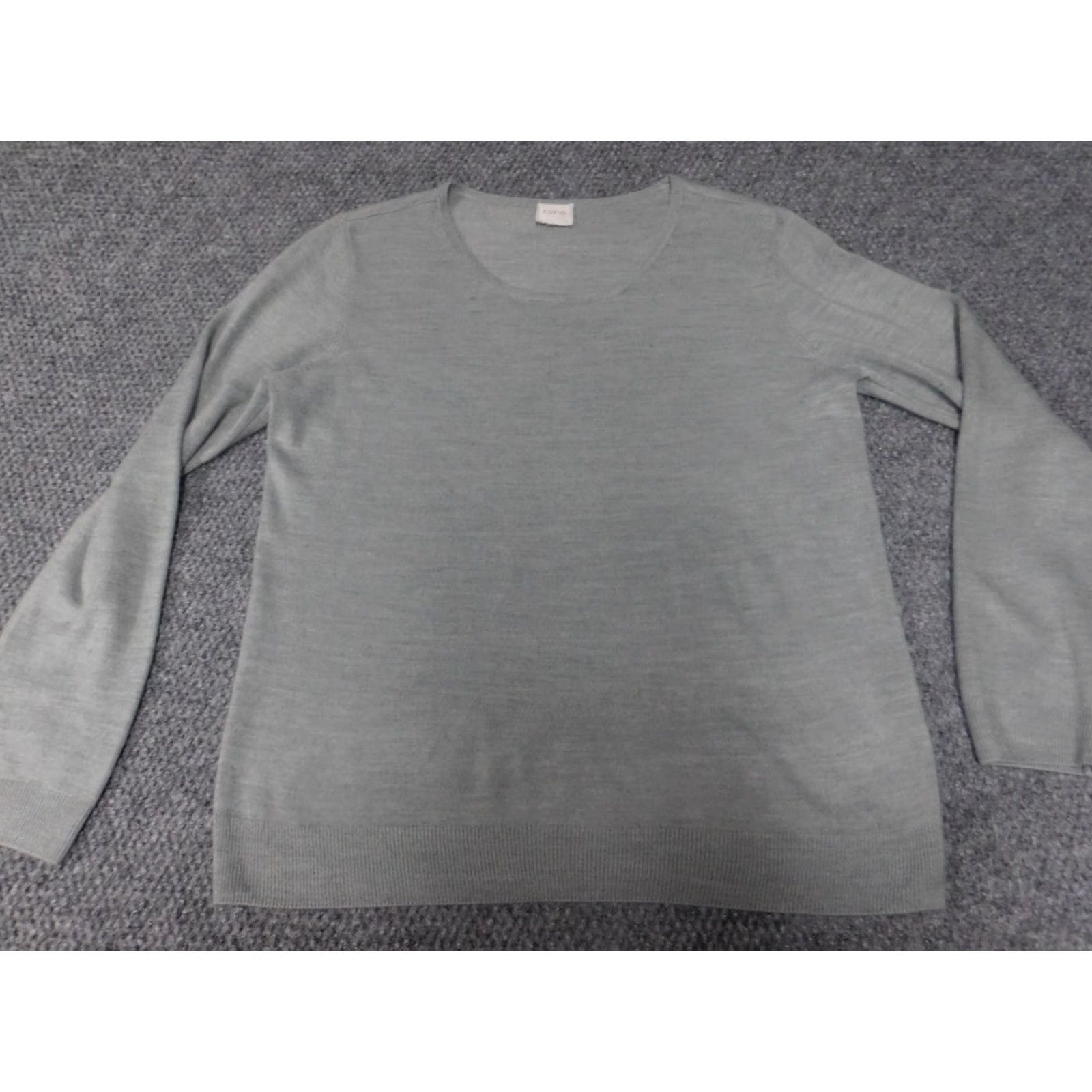 Vintage Cupio Womens Sweater Large Green Knit Crew Neck Pullover Classic Long Sleeve Winter Casual Size L / US 10 / IT 46 - 2 Thumbnail