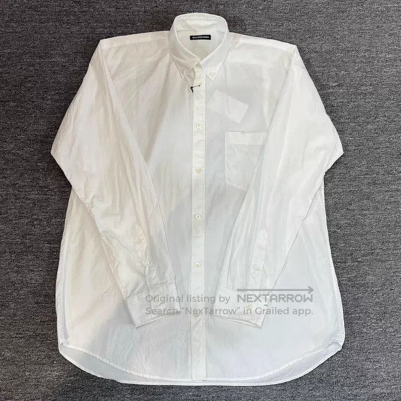 Balenciaga Balenciaga size 39 Back Logo Shirt Size US XS / EU 42 / 0 - 1 Thumbnail