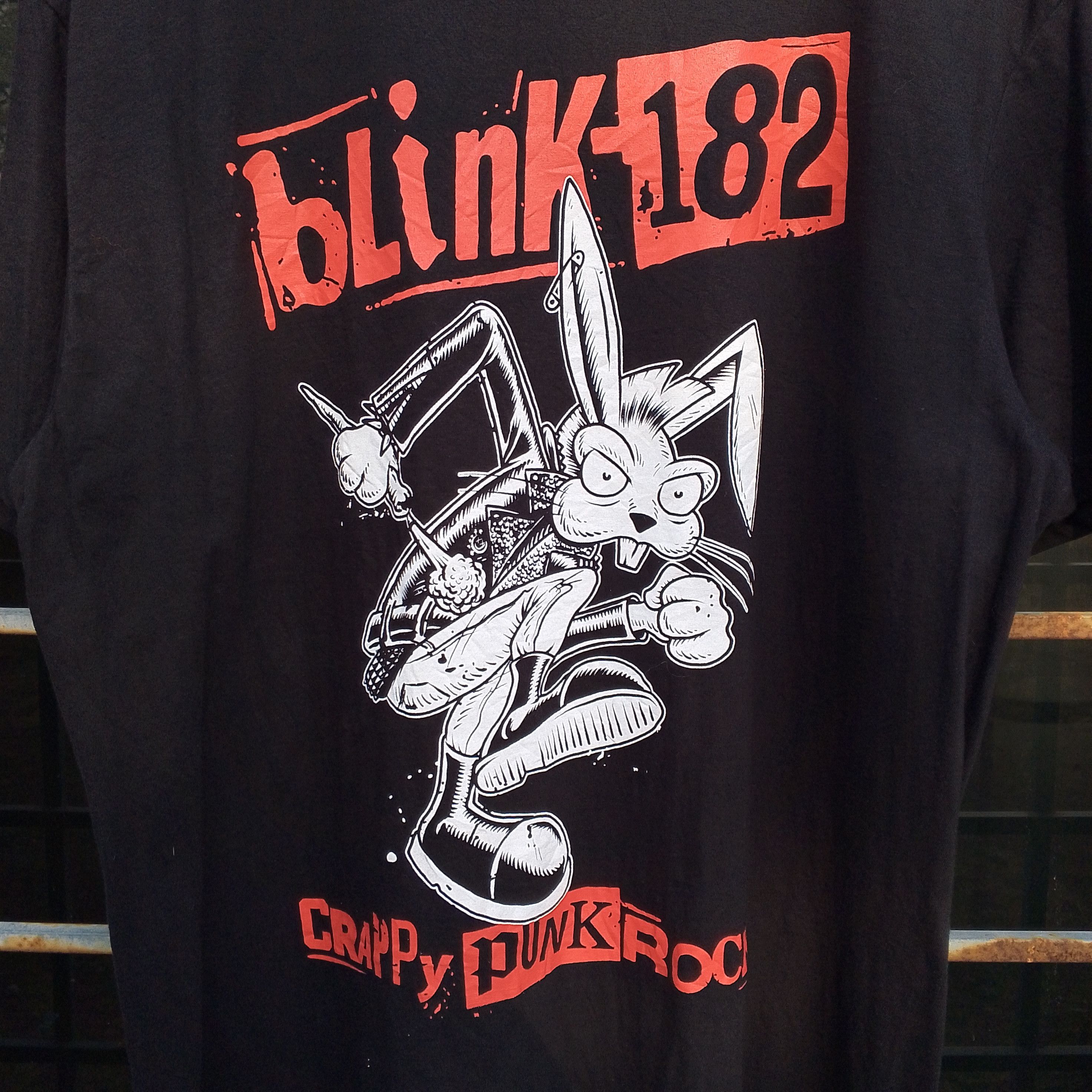 Band Tees Blink 182 Crappy Punk Rock Tshirt Size US L / EU 52-54 / 3 - 3 Thumbnail