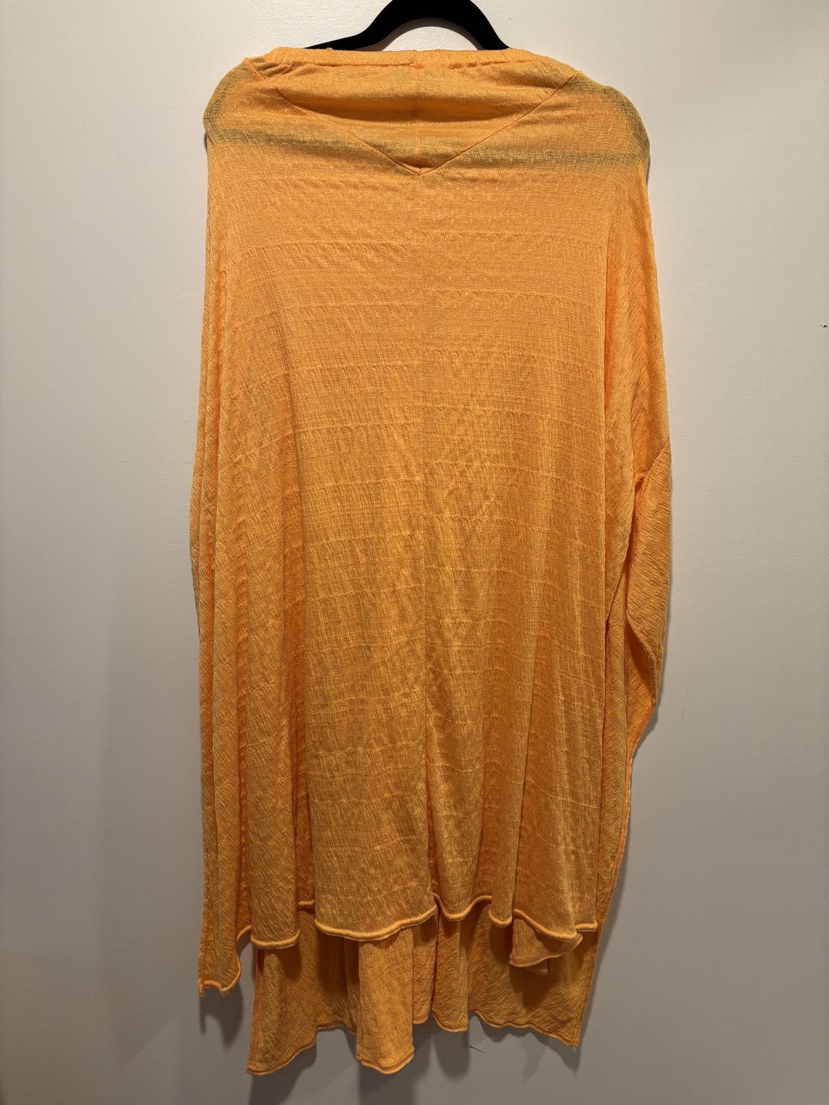 Free People Free People Beach Orange Coverup Tunic OSFM Size ONE SIZE - 6 Thumbnail