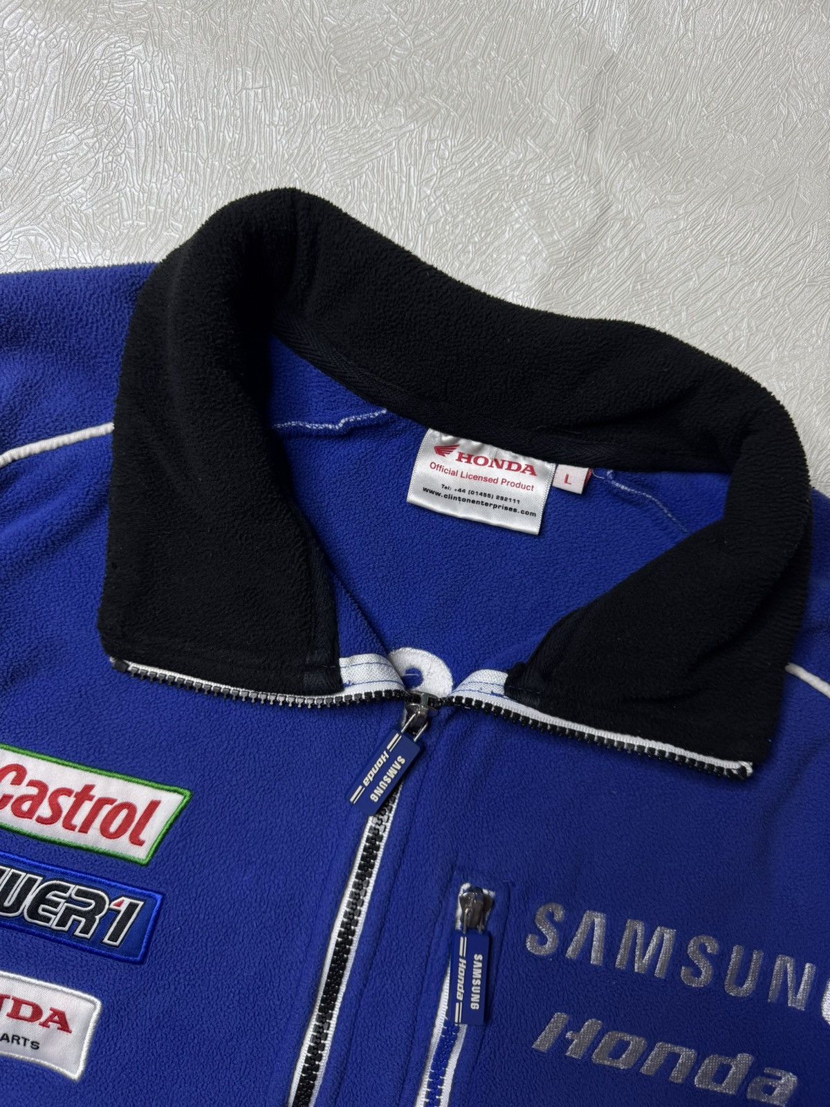 Honda × Samsung Samsung Honda racing zip up Fleece Size US L / EU 52-54 / 3 - 4 Thumbnail
