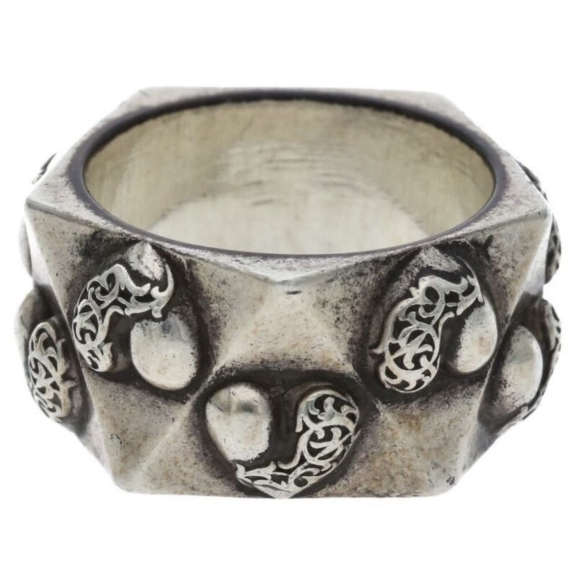 Chrome Hearts Chrome Hearts Pentagon Heart Silver Ring Size ONE SIZE - 2 Thumbnail